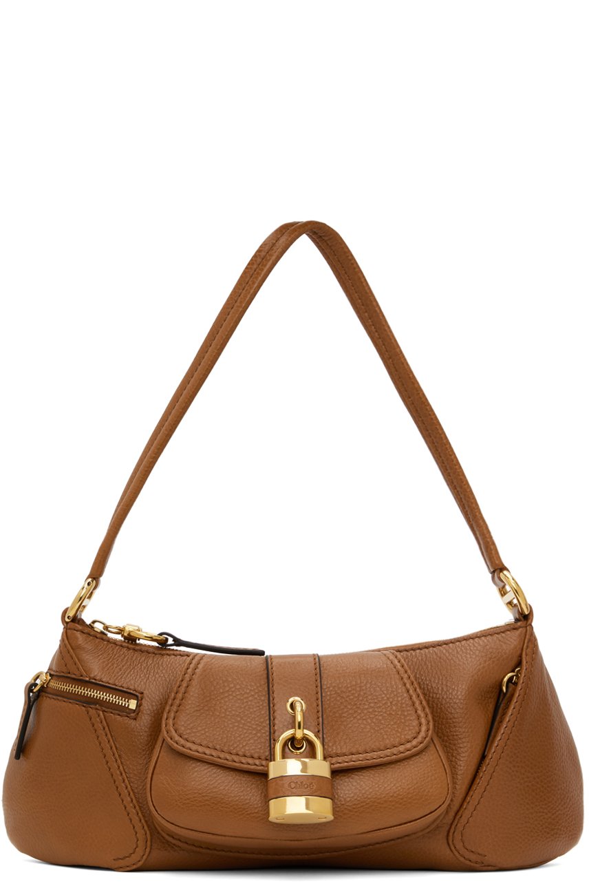 Chloé - Sac à bandoulière 'The 99' brun clair