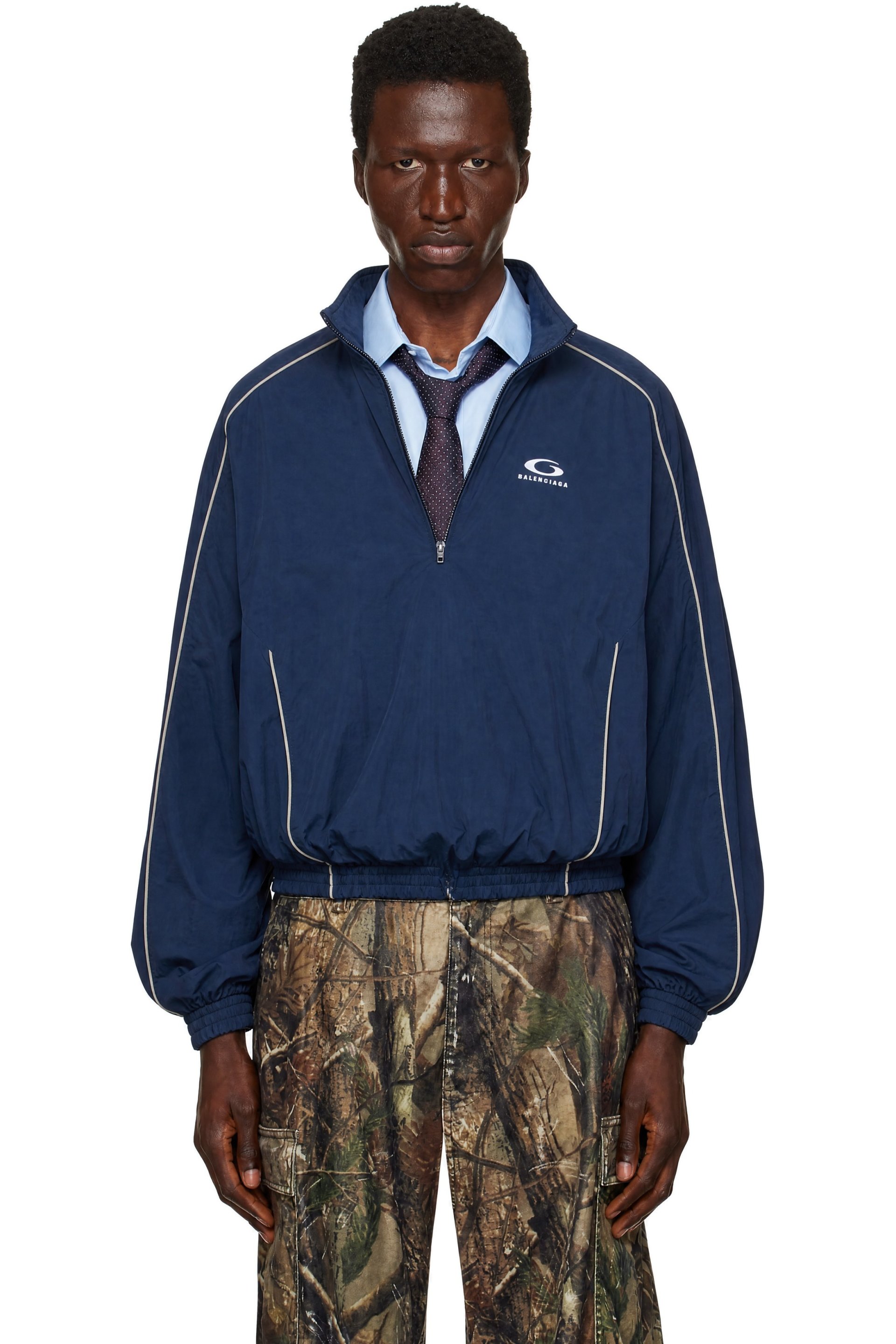 Balenciaga - Navy Tracksuit Jacket