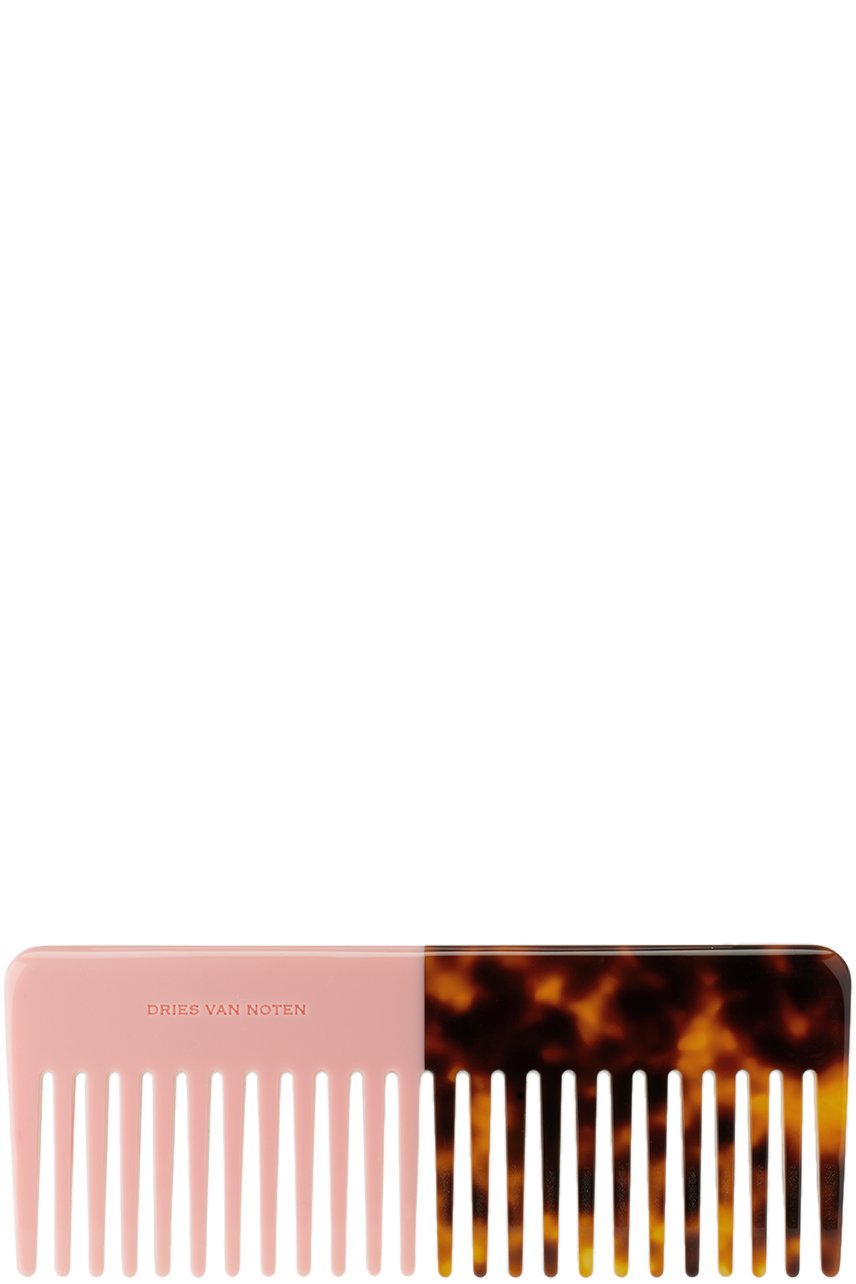 Dries Van Noten - Pink & Brown Resin Comb