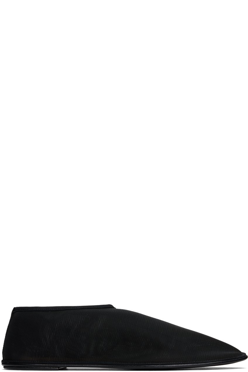The Row - Chaussons de style chaussette noirs