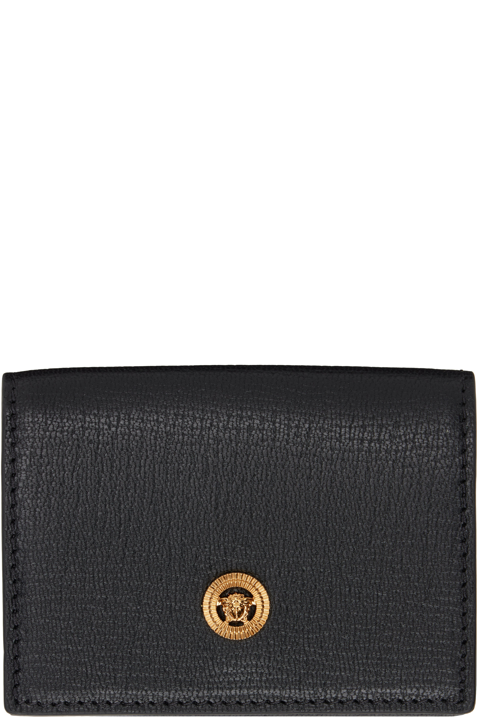 Versace - Black Medusa Biggie Trifold Wallet