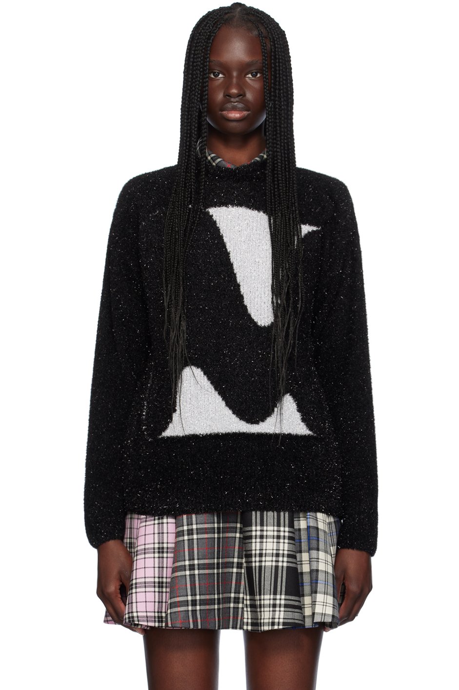 MSGM - Pull noir à logo TheMwave