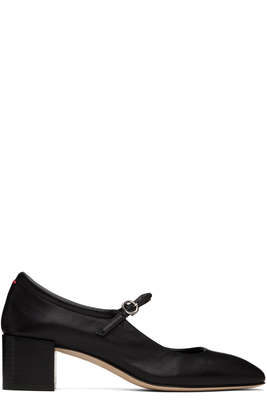 Aeyde - Black Aline Mary-Jane Heels