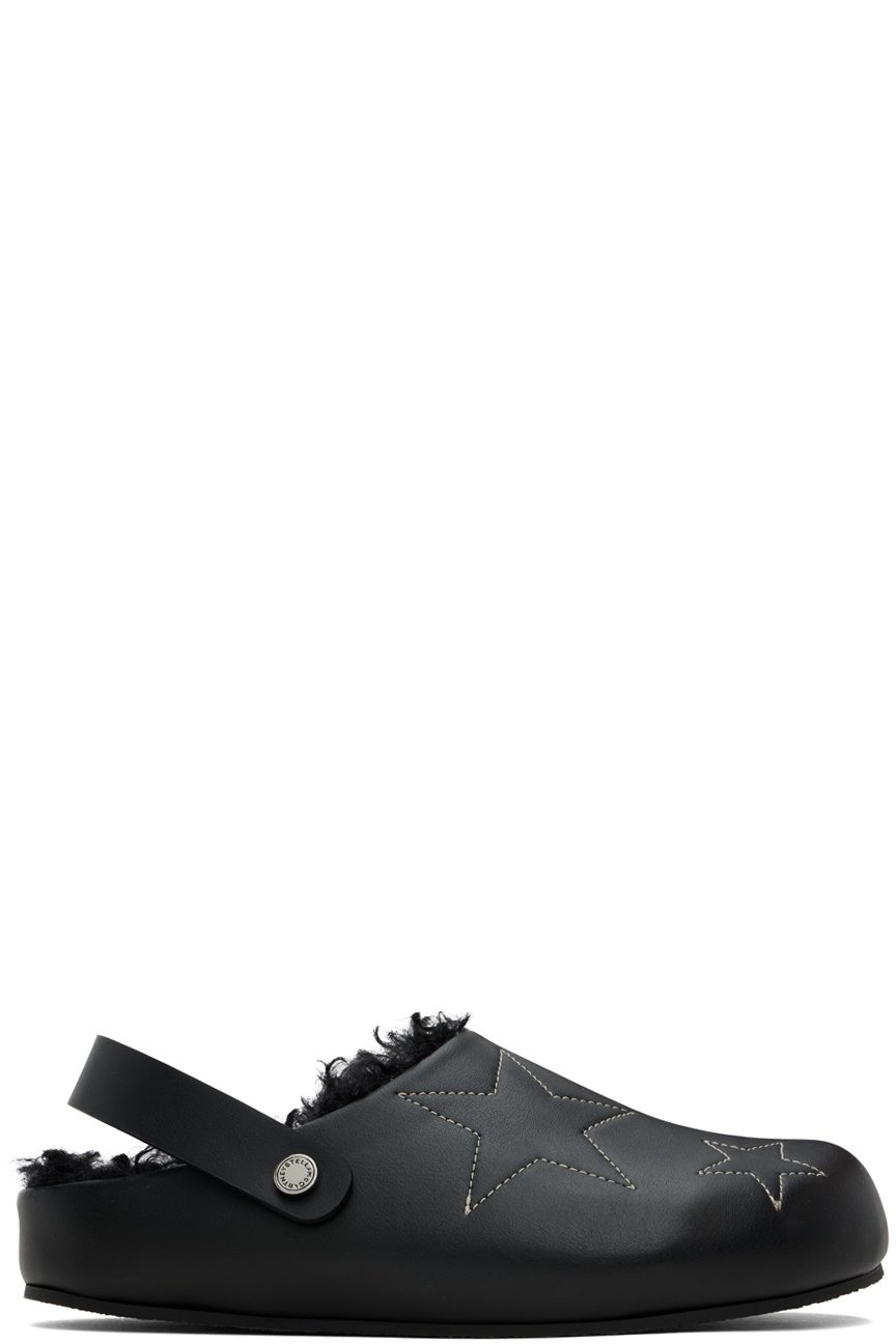 Stella McCartney - Mules noires à bride arrière transformable