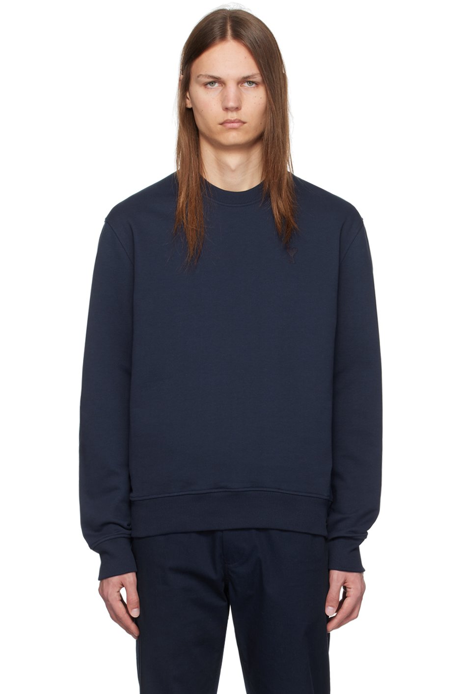 AMI Paris - Navy Ami de Coeur Sweatshirt