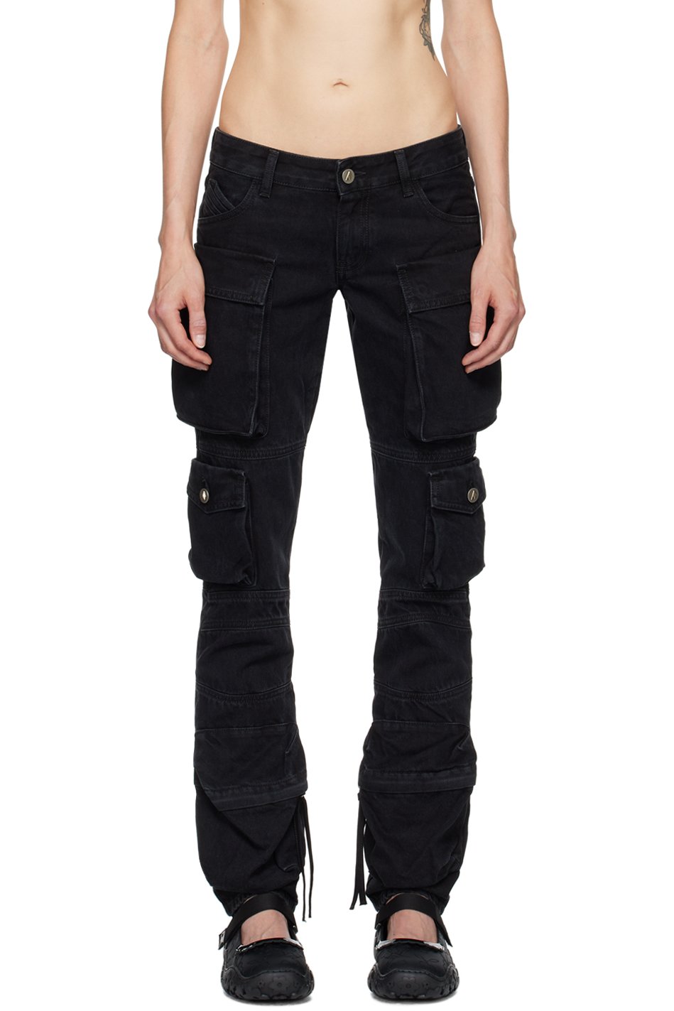 The Attico - Jean long Essie noir