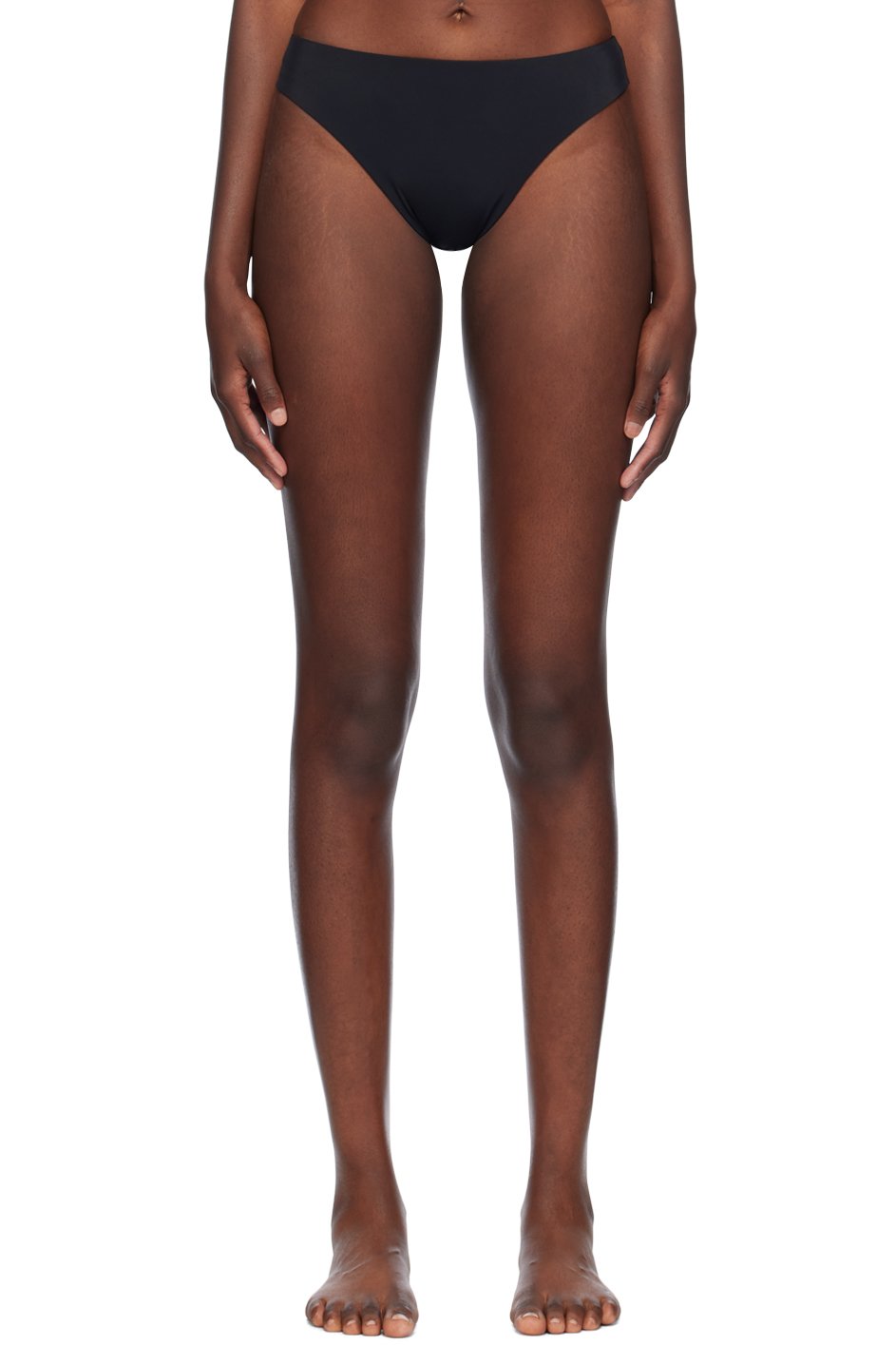 Magda Butrym - Culotte de bikini échancrée noire
