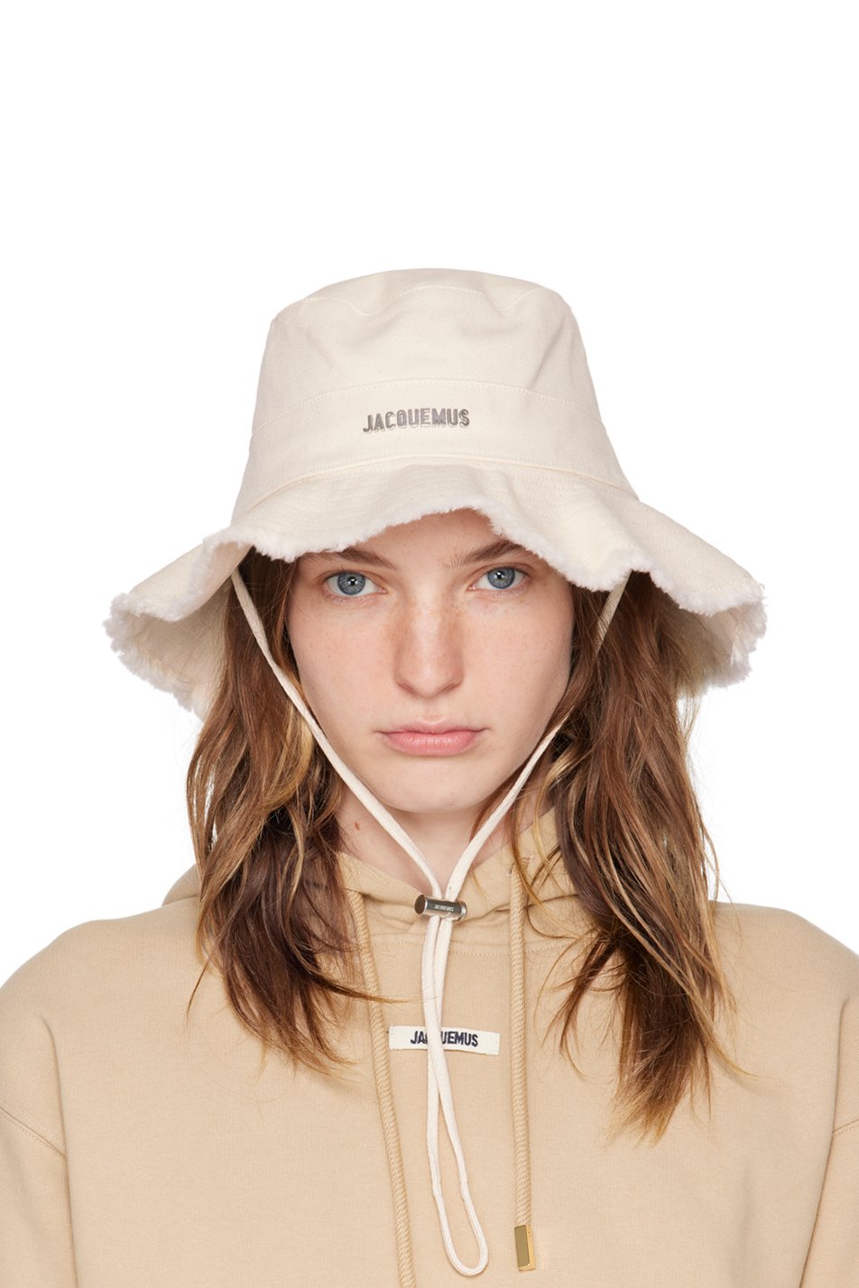 JACQUEMUS - Chapeau bob Artichaut blanc cassé - Les classiques