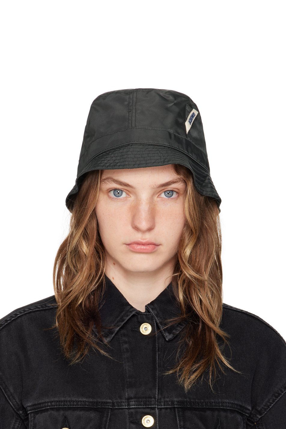 JACQUEMUS - Black Les Classiques 'Le bob Ovalie' Bucket Hat