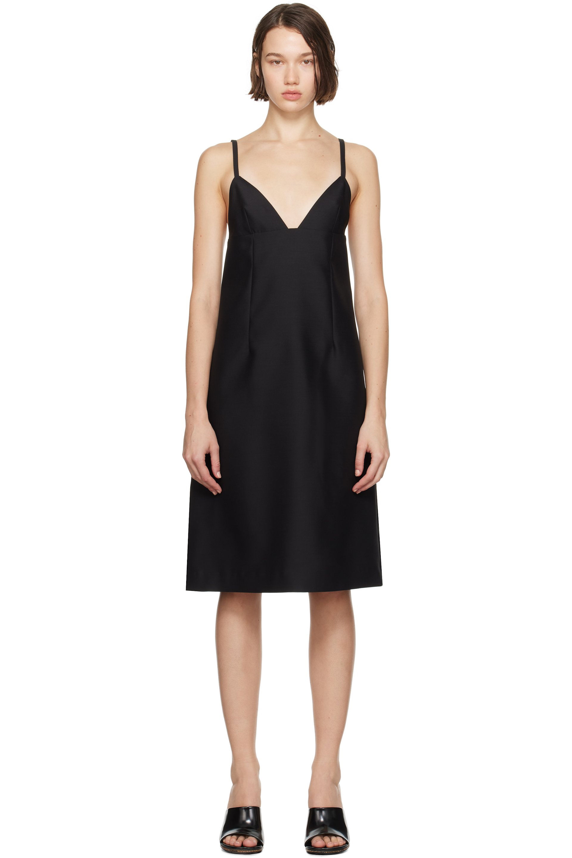 JACQUEMUS - Robe courte Camison noire - La casa