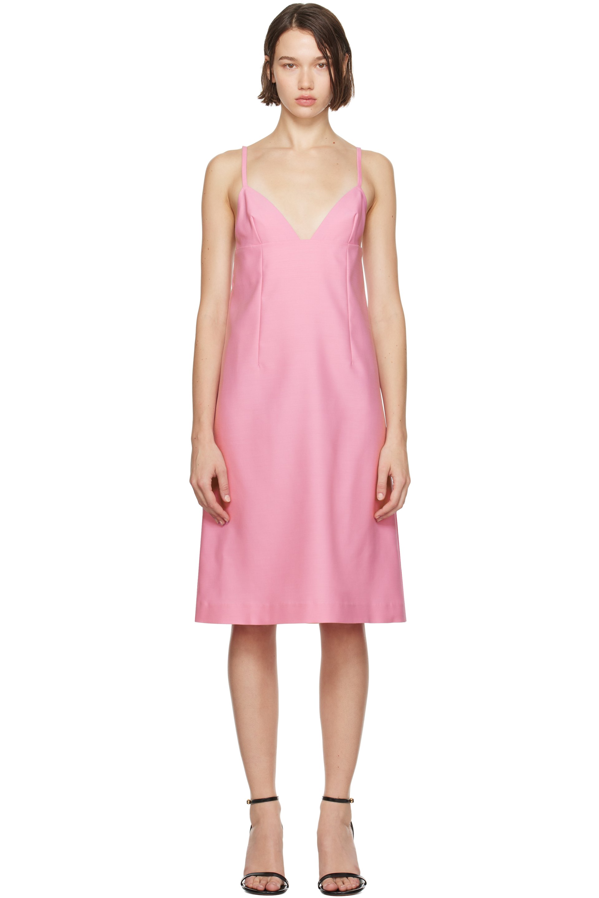 JACQUEMUS - Robe courte Camison rose - La casa