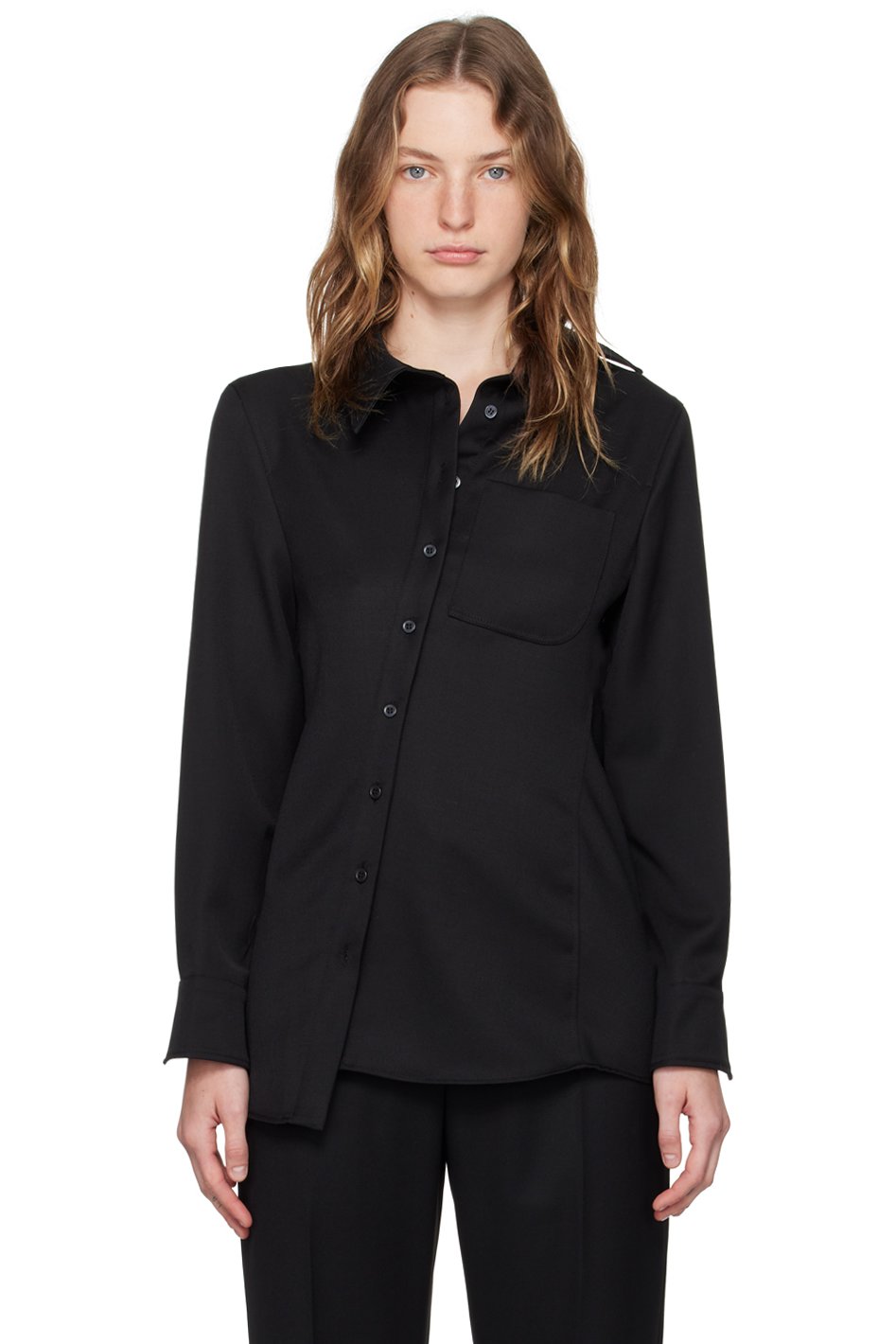 JACQUEMUS - Chemise Pablo noire - La casa