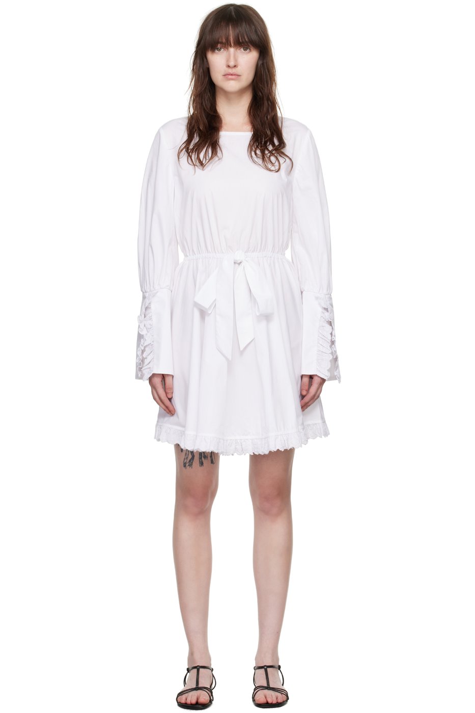 Kika Vargas - Robe courte Yuri blanche