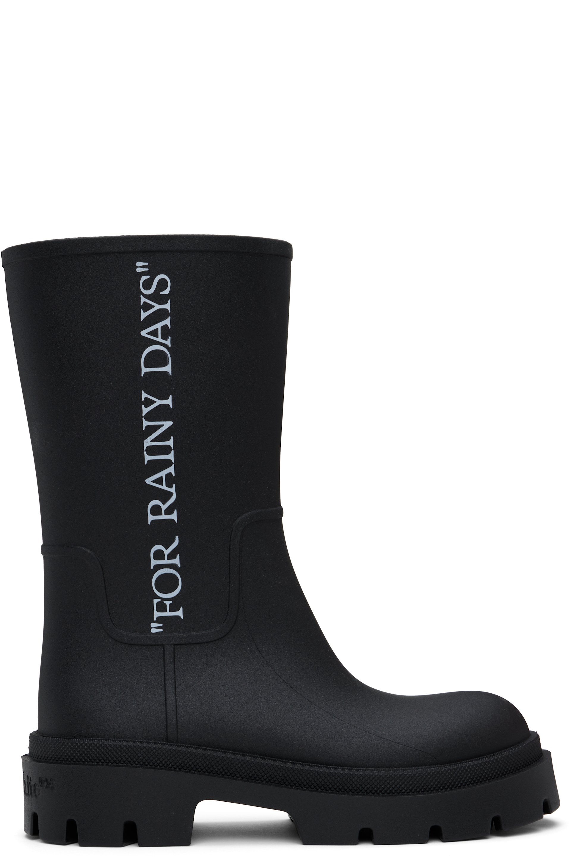 Off-White - Black Reboot 'Rainy Days' Boots