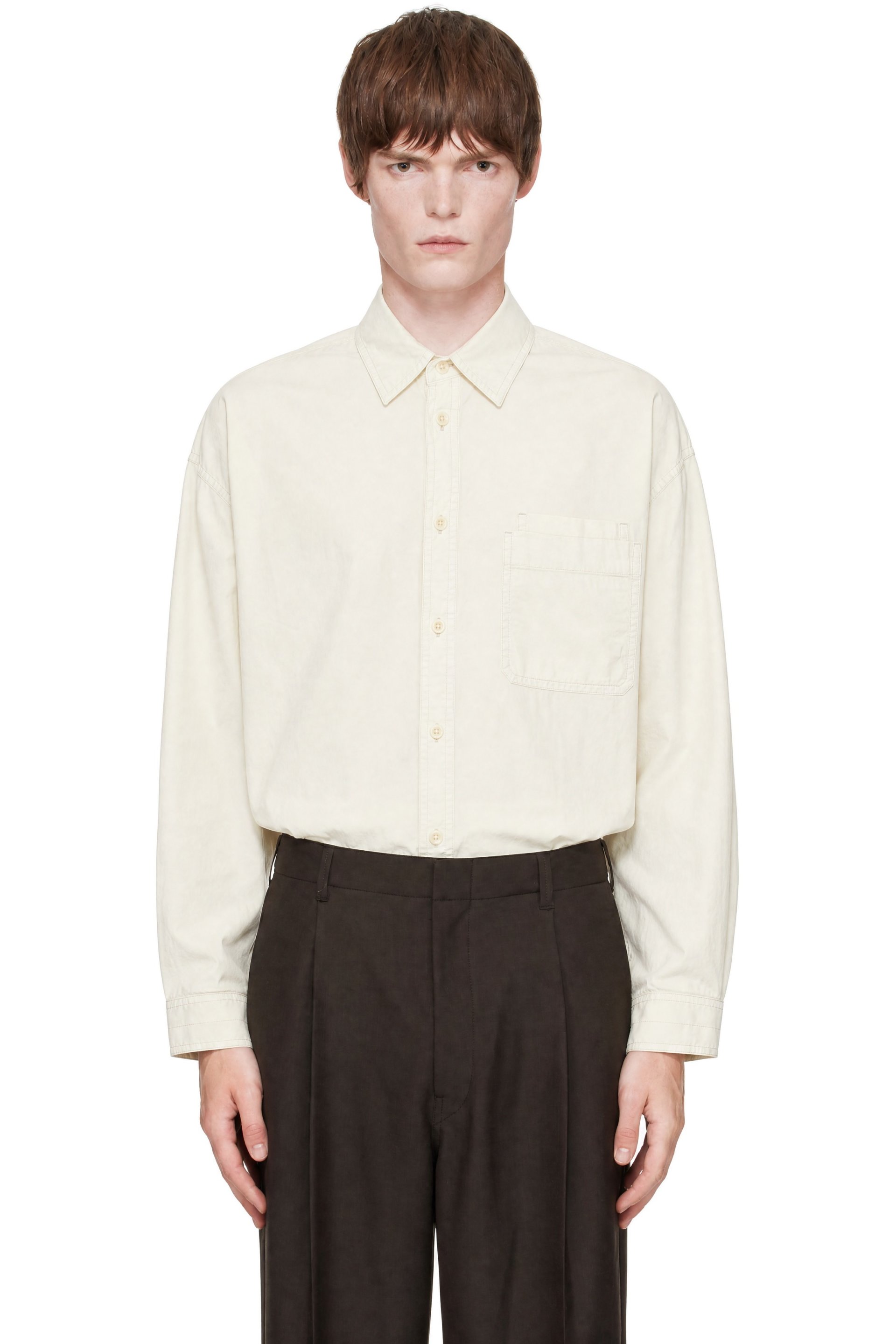 LEMAIRE - Beige Relaxed Workwear Shirt