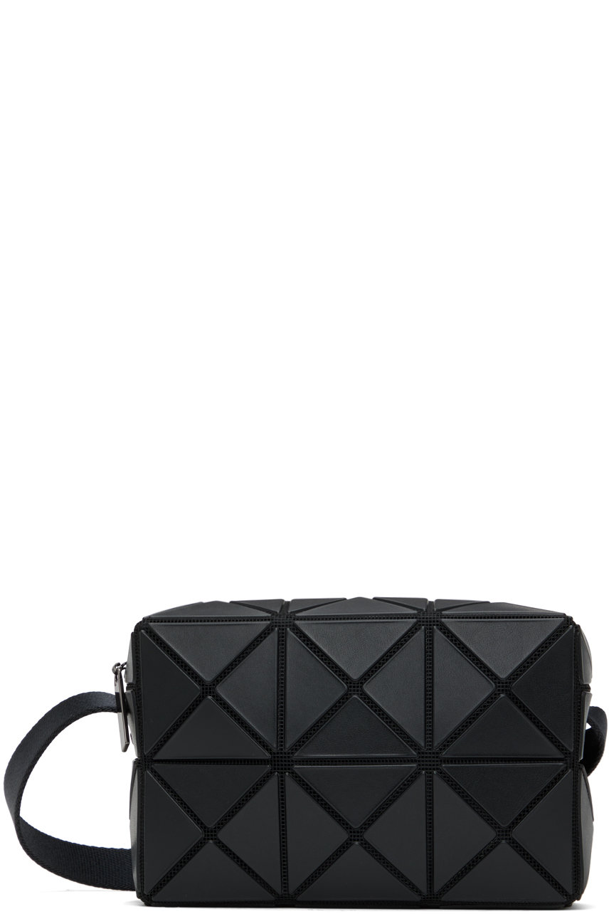 BAO BAO ISSEY MIYAKE - Black Cuboid Crossbody Bag