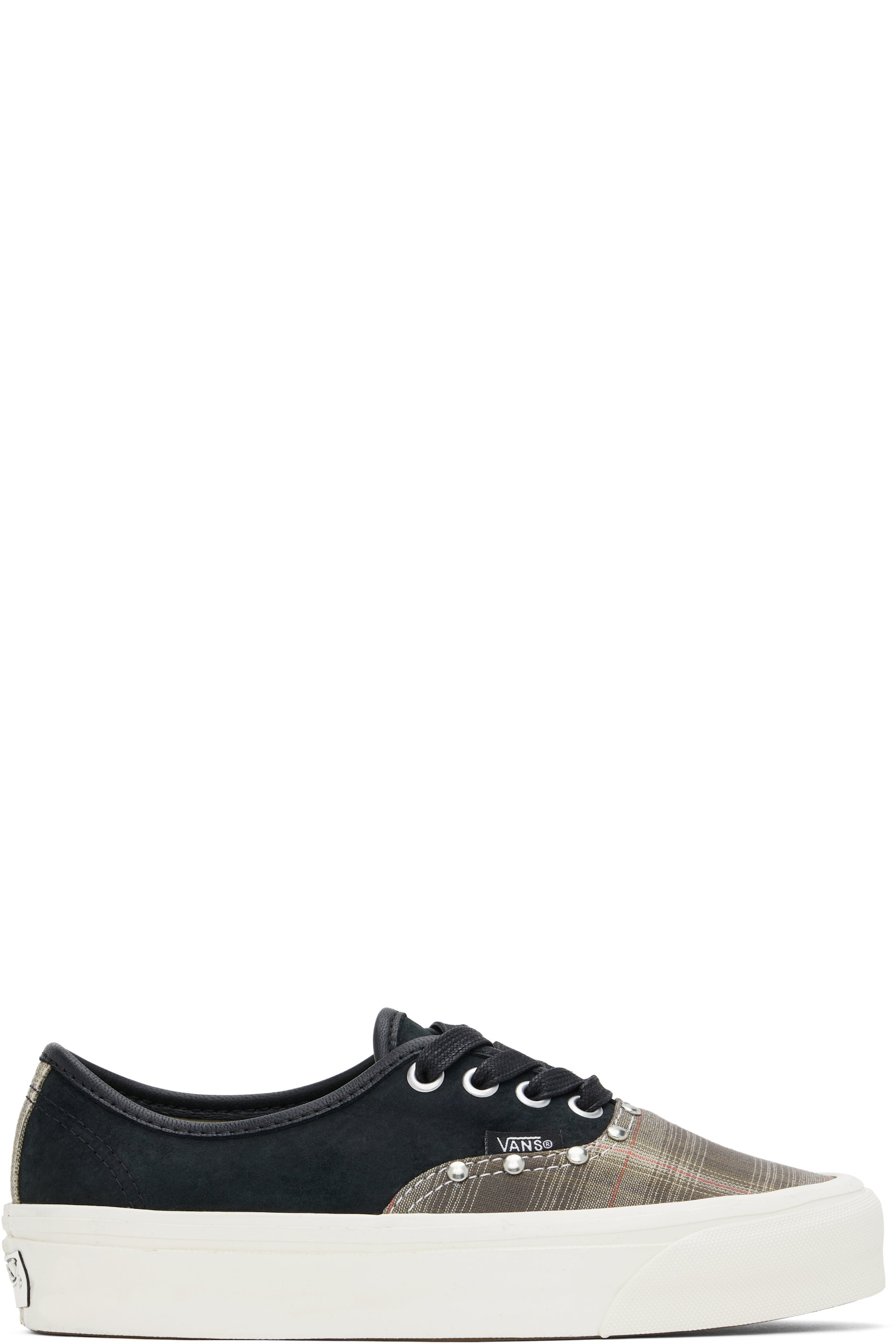 Vans - Baskets Authentic 44 noir et kaki - Premium