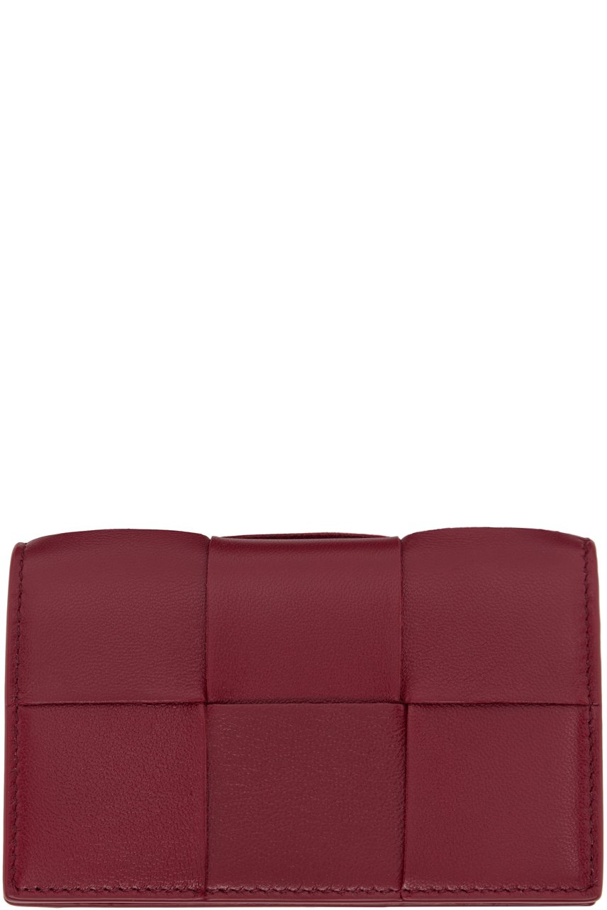 Bottega Veneta - Porte-carte Cassette rouge