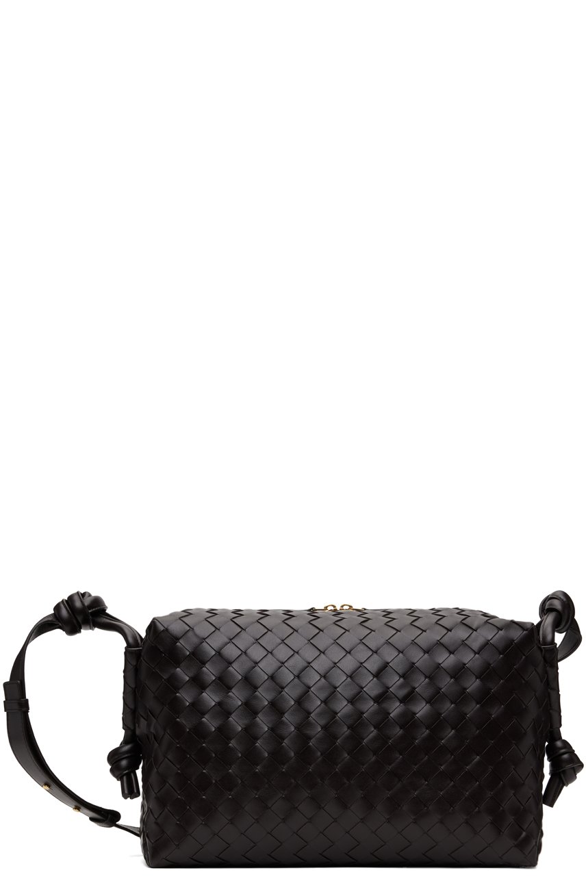 Bottega Veneta - Moyen sac de sport de fin de semaine brun à ornements noués