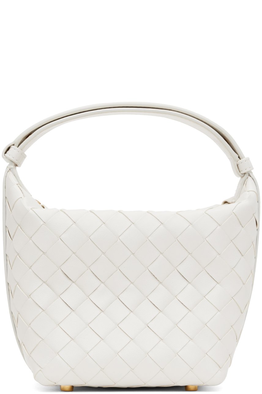 Bottega Veneta - Micro sac Wallace blanc