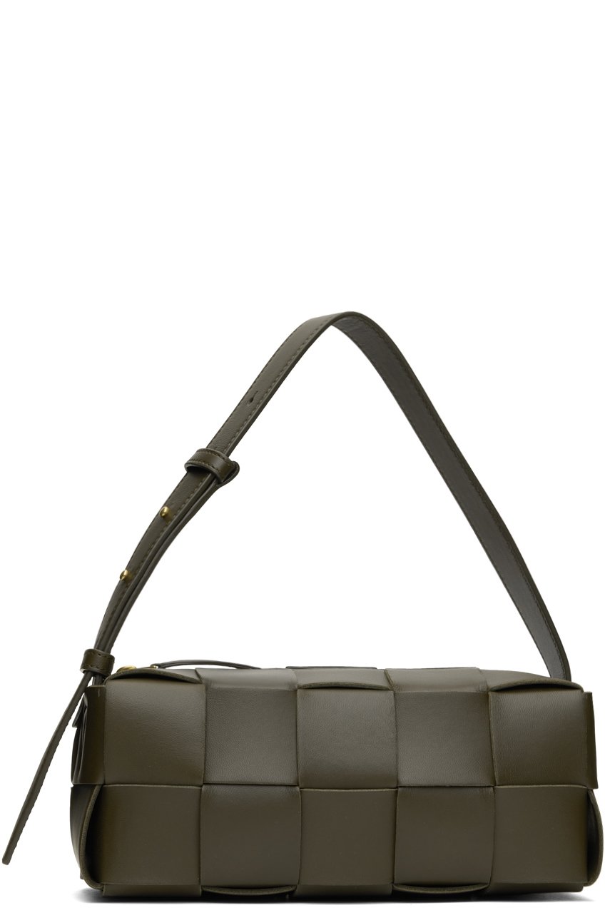 Bottega Veneta - Petit sac Brick Cassette kaki