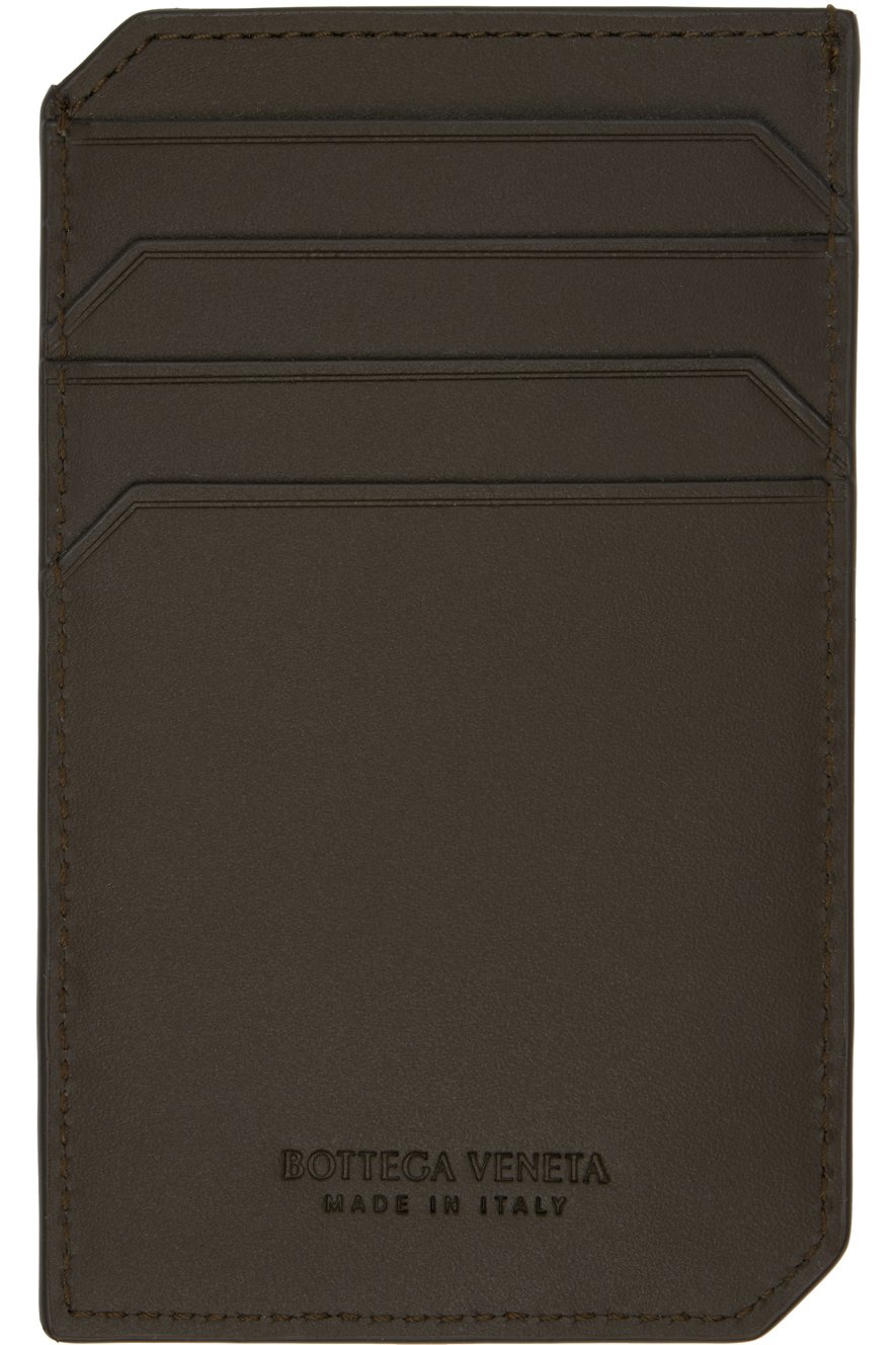 Bottega Veneta - カーキ Intrecciato Piccolo Vertical カードケース