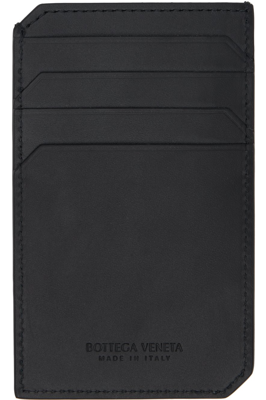 Bottega Veneta - ブラック Intrecciato Piccolo Vertical カードケース