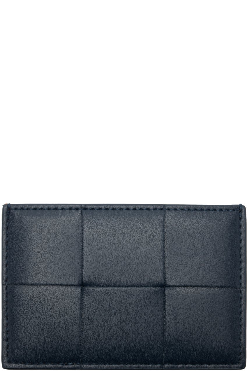 Bottega Veneta - ブルー＆レッド Cassette クレジットカードケース