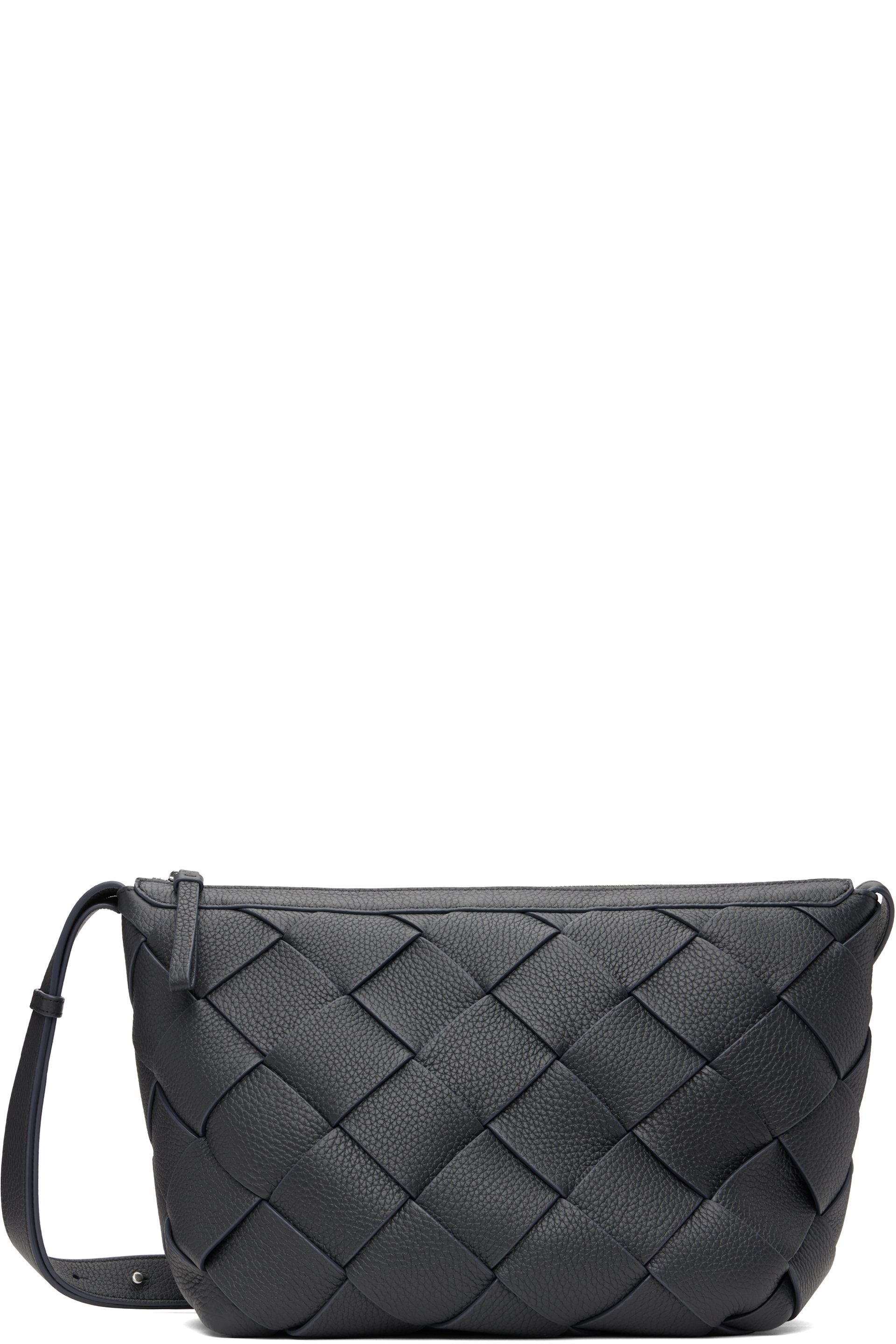 Bottega Veneta - 네이비 미디엄 디아고 메신저백