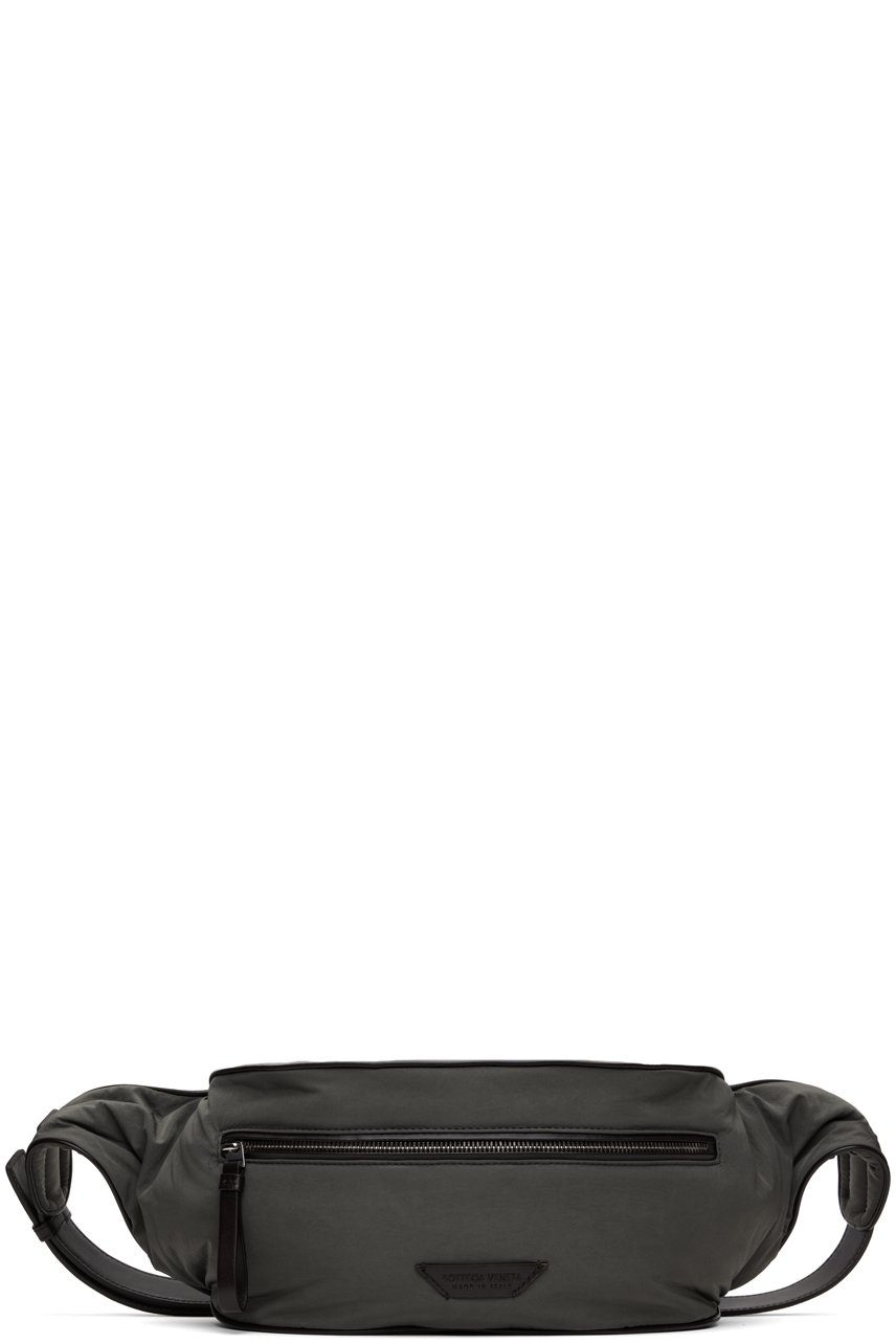 Bottega Veneta - Gray Crossroad Small Bumbag