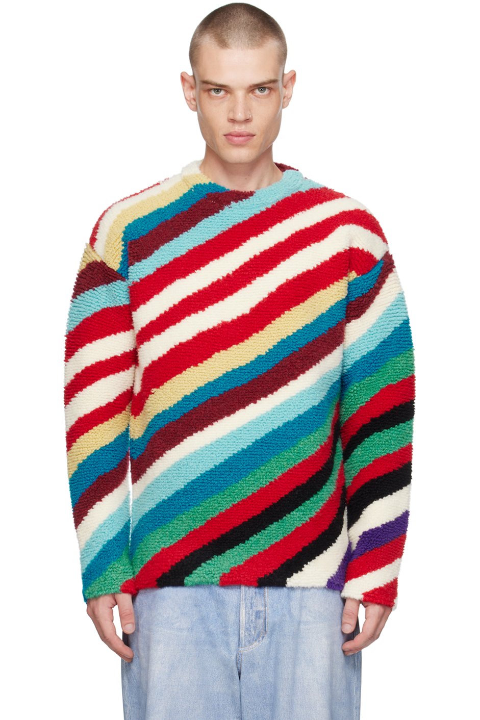 Bottega Veneta - Pull multicolore à rayures