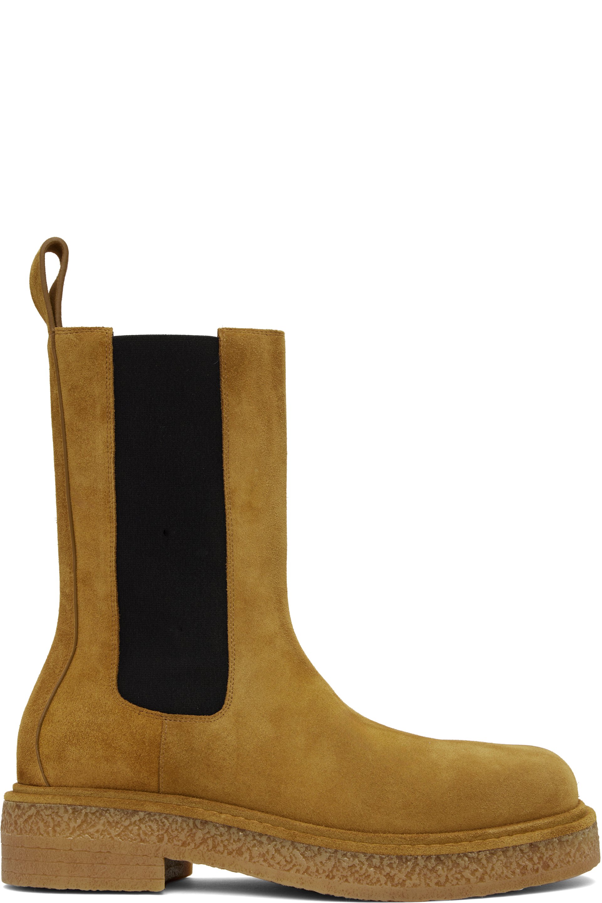 Bottega Veneta - Tan Haddock Chelsea Boots