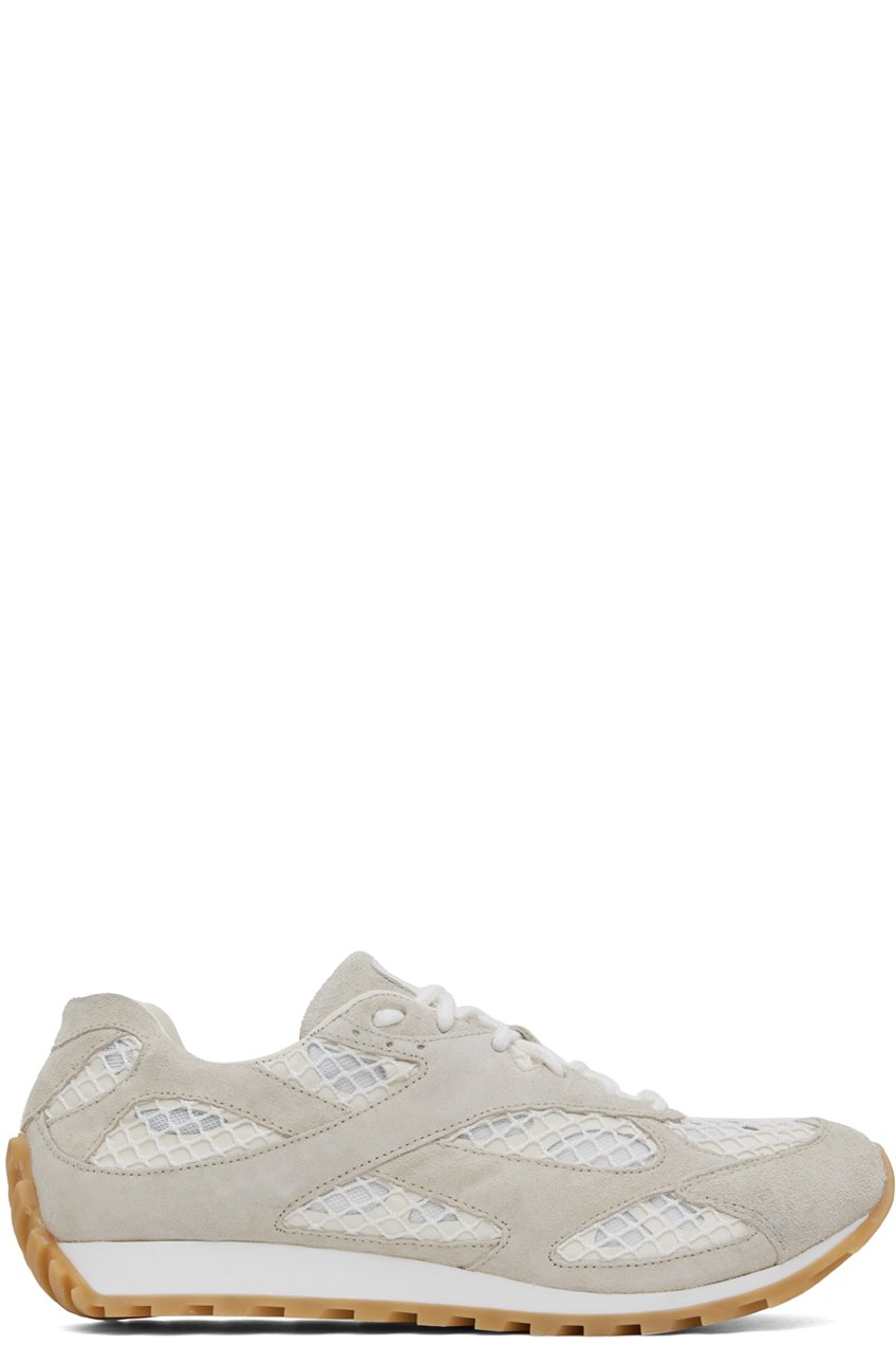 Bottega Veneta - Baskets Orbit blanc et gris