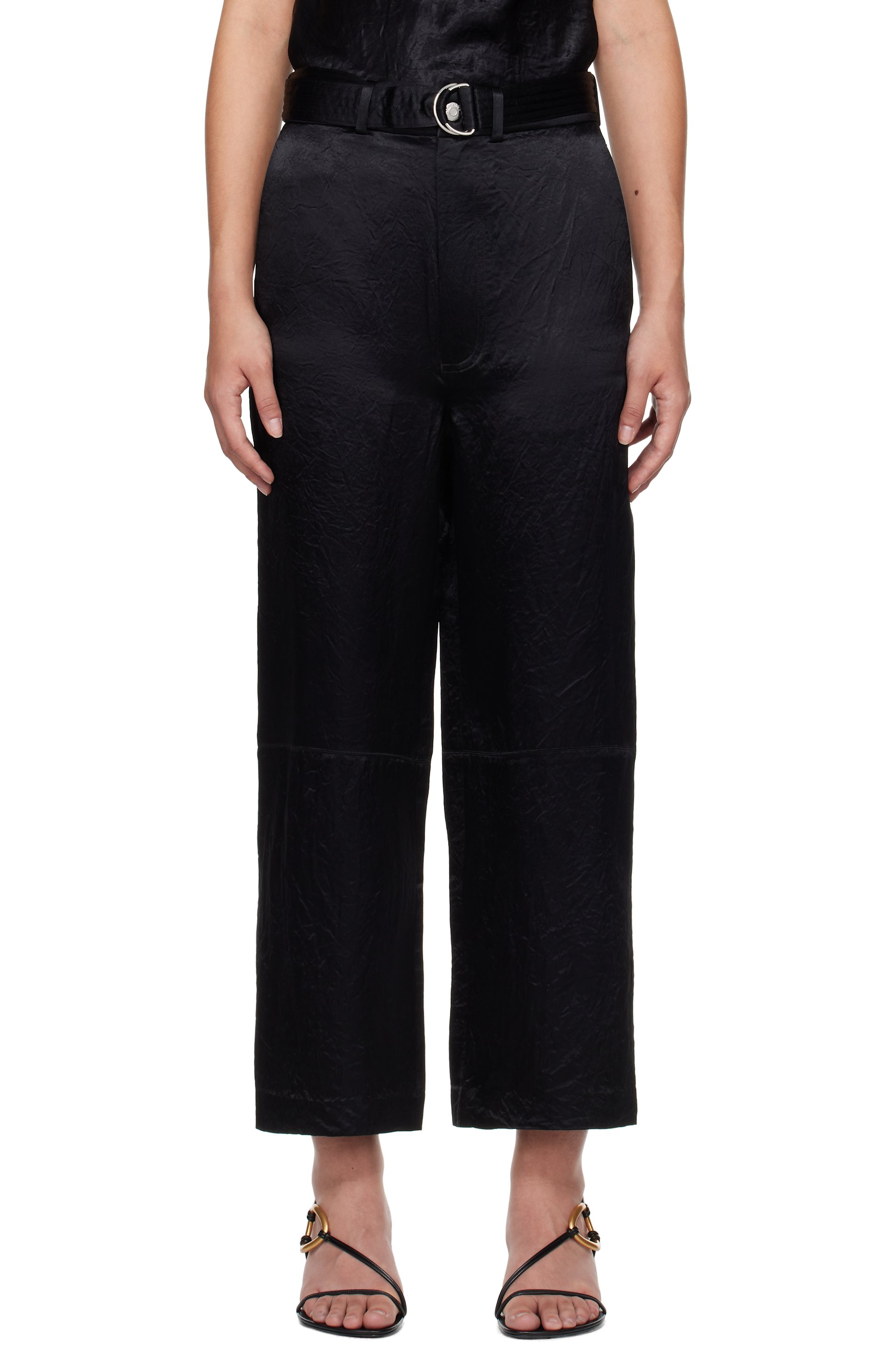 Nanushka - Pantalon Husna noir