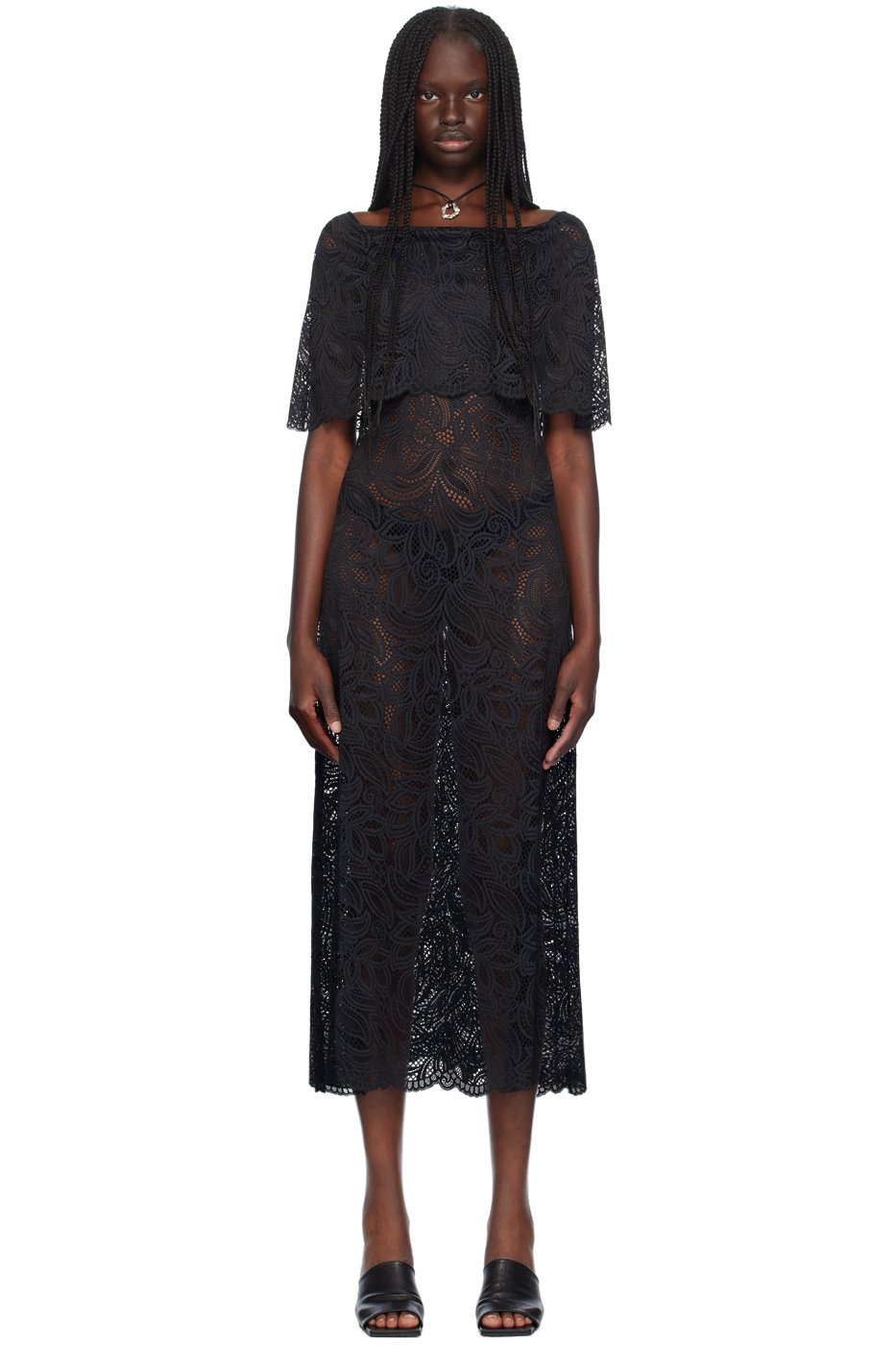 Beaufille - Robe longue Lotta noire