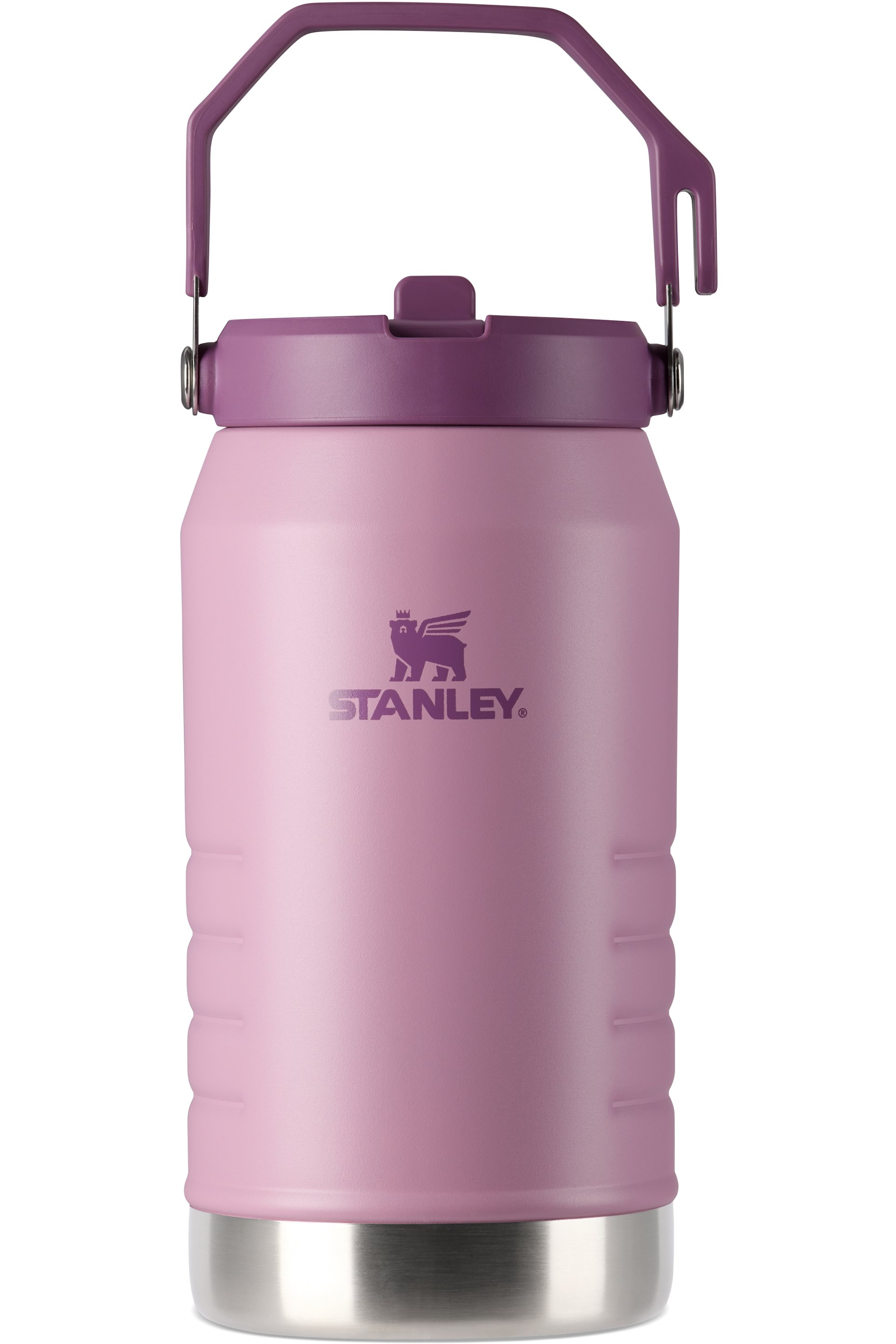 Stanley - Cruche IceFlow mauve à paille rabattable, 1,9 l