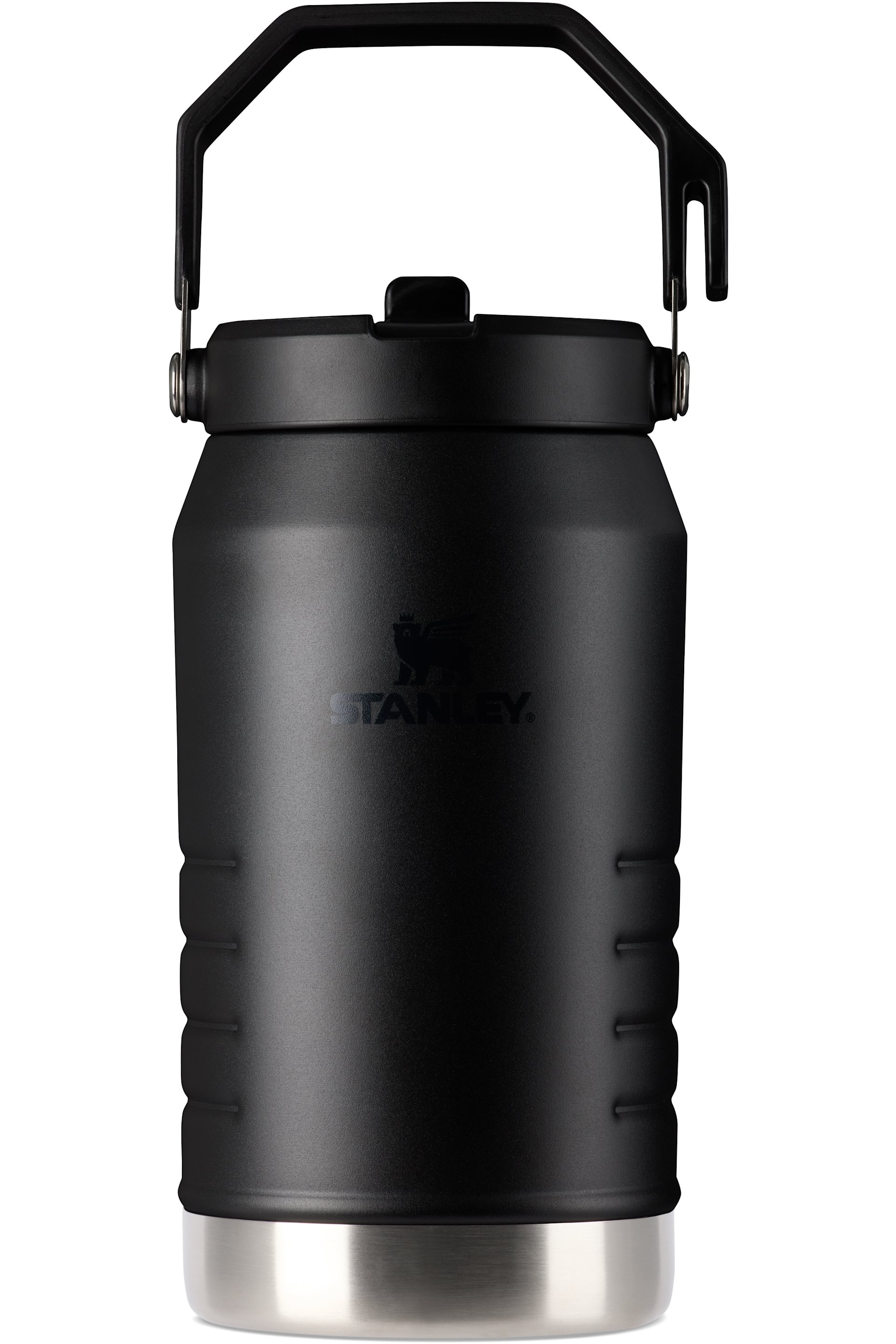 Stanley - Cruche IceFlow noire à paille rabattable, 1,9 l