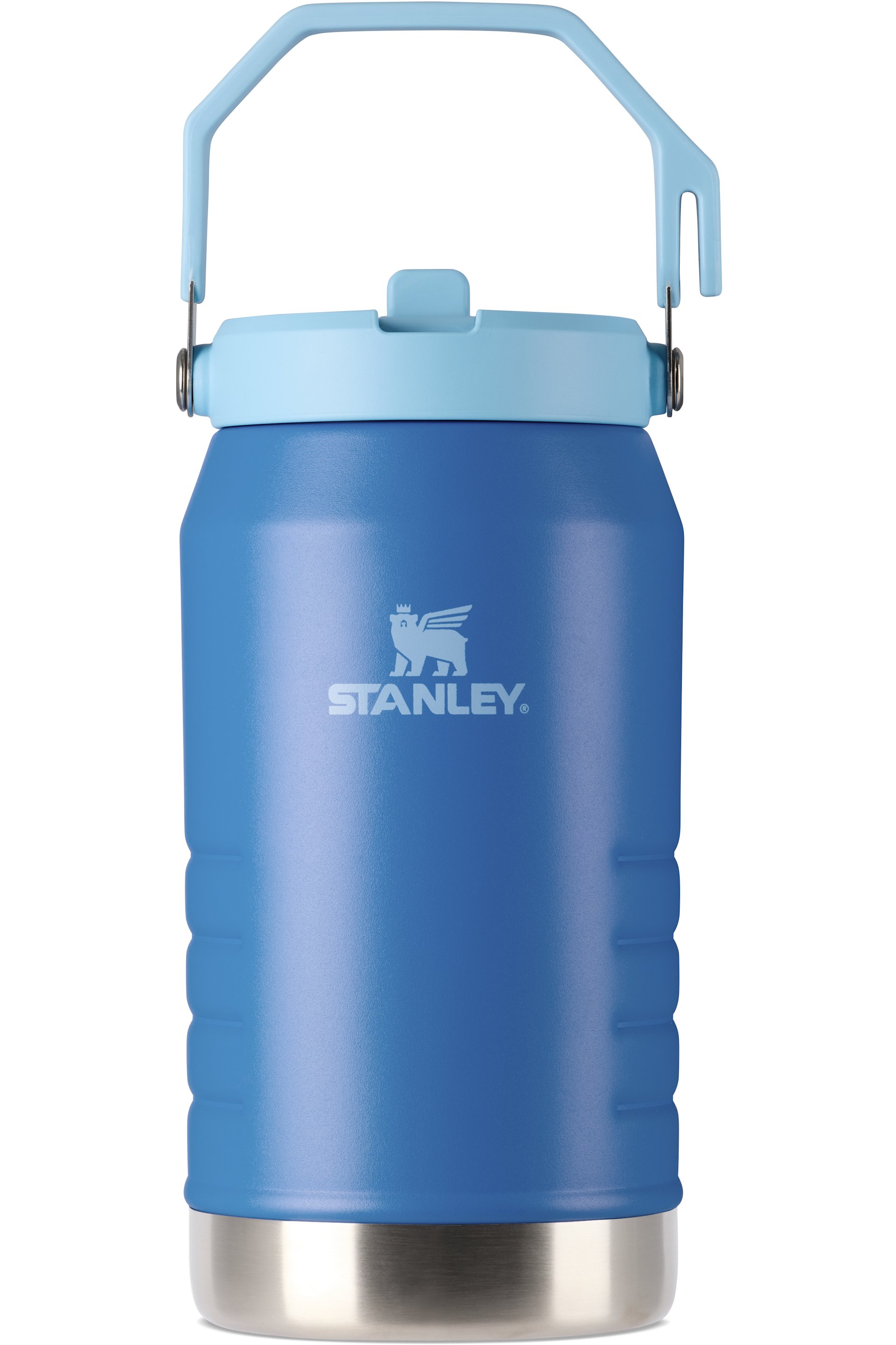 Stanley - Cruche IceFlow bleue à paille rabattable, 1,9 l