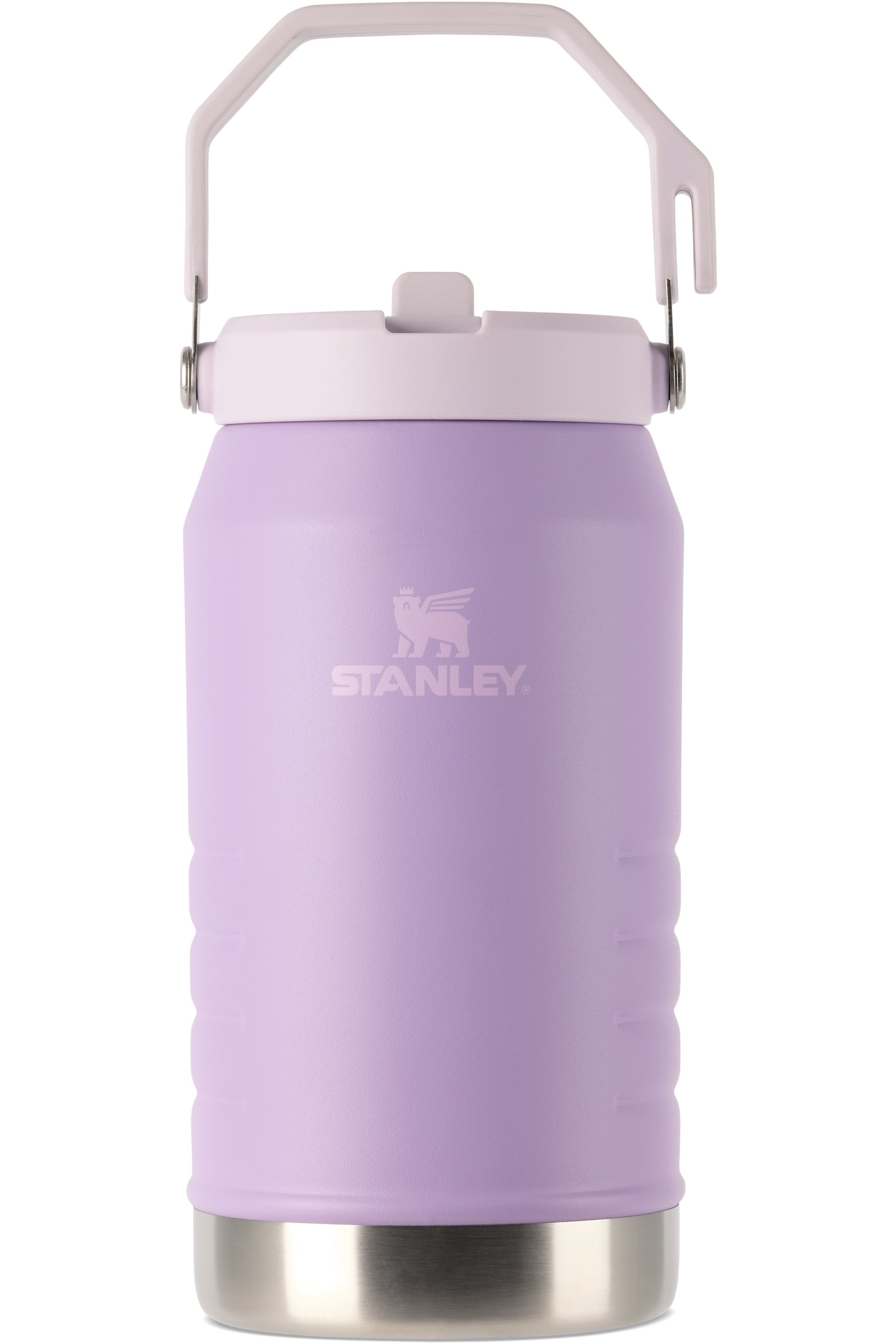 Stanley - Cruche IceFlow mauve à paille rabattable, 1,9 l