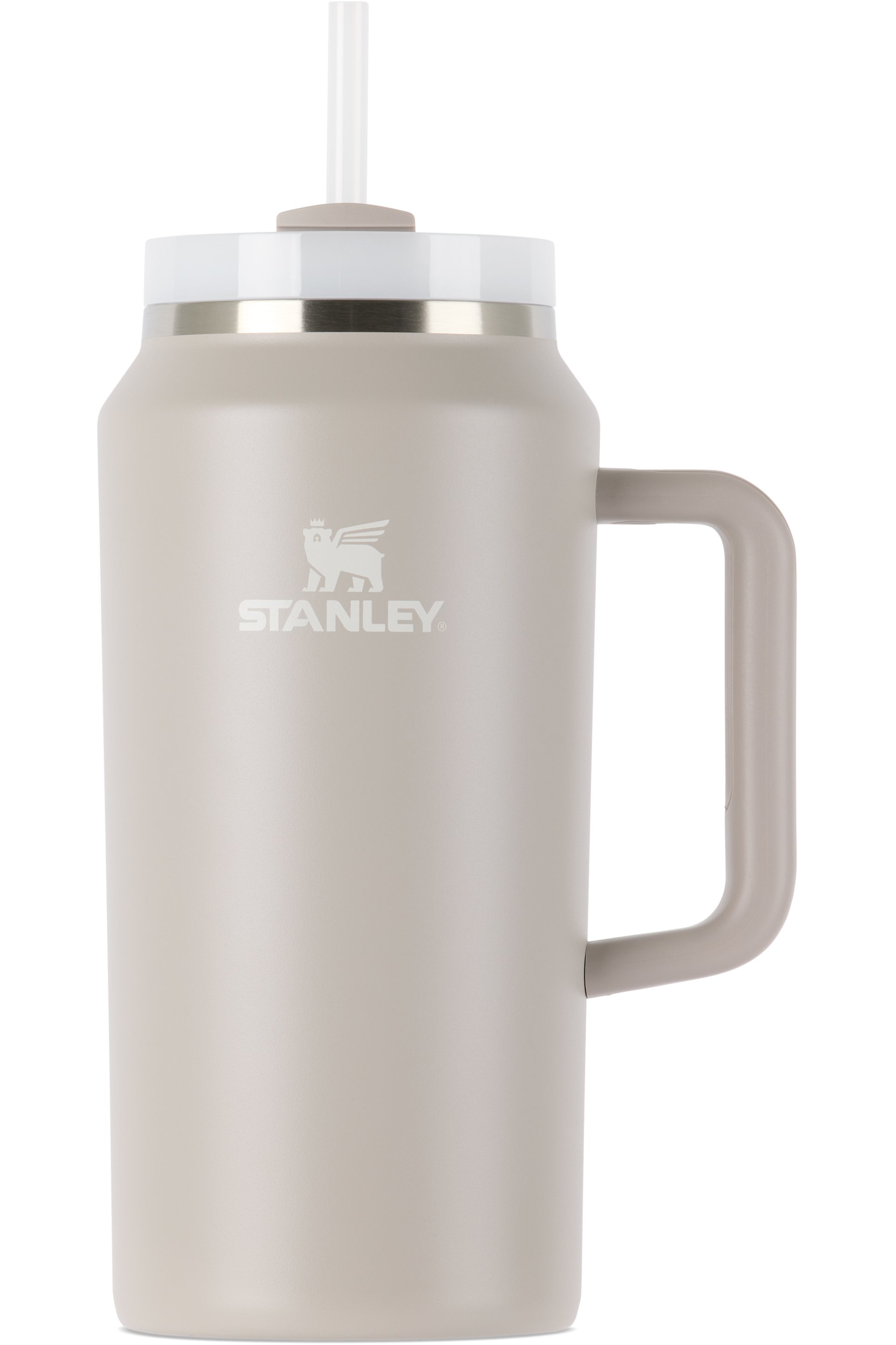 Stanley - Tasse de voyage Quencher H2.0 grise à couvercle FlowState™, 1,9 l