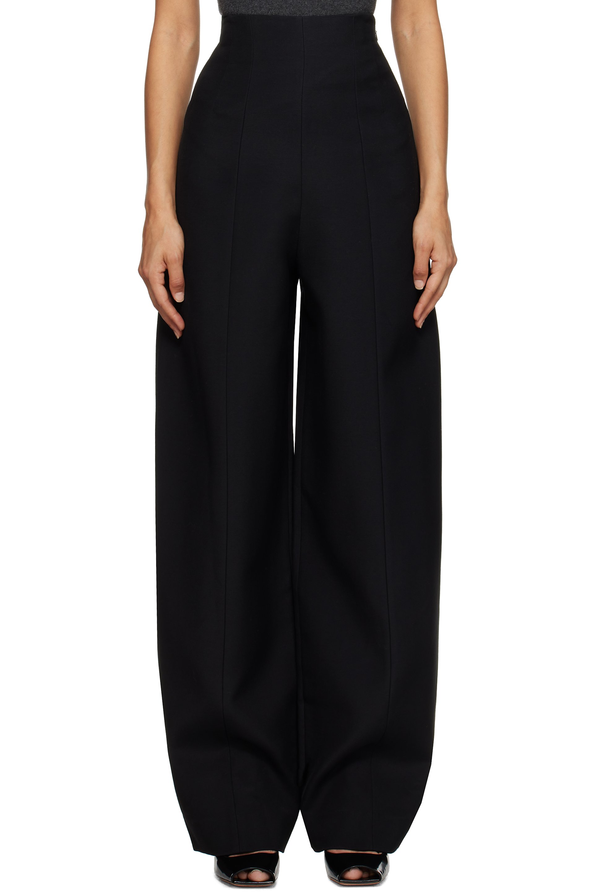 KHAITE - Black Lennerd Trousers