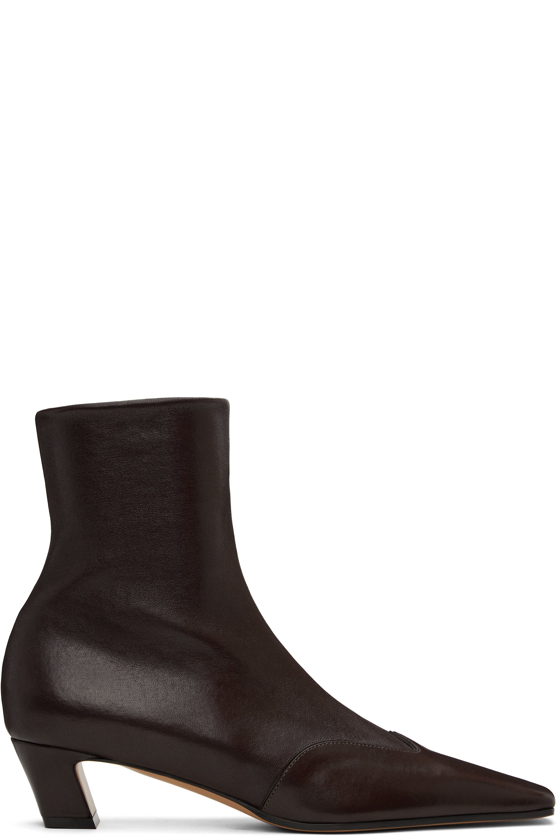 KHAITE - Bottines Nevada brunes