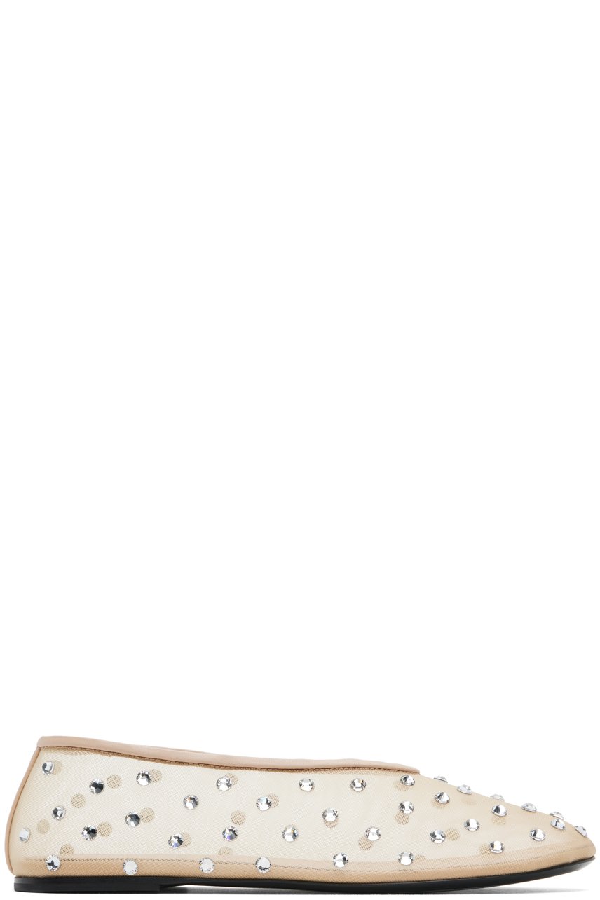 KHAITE - Ballerines Marcy beiges