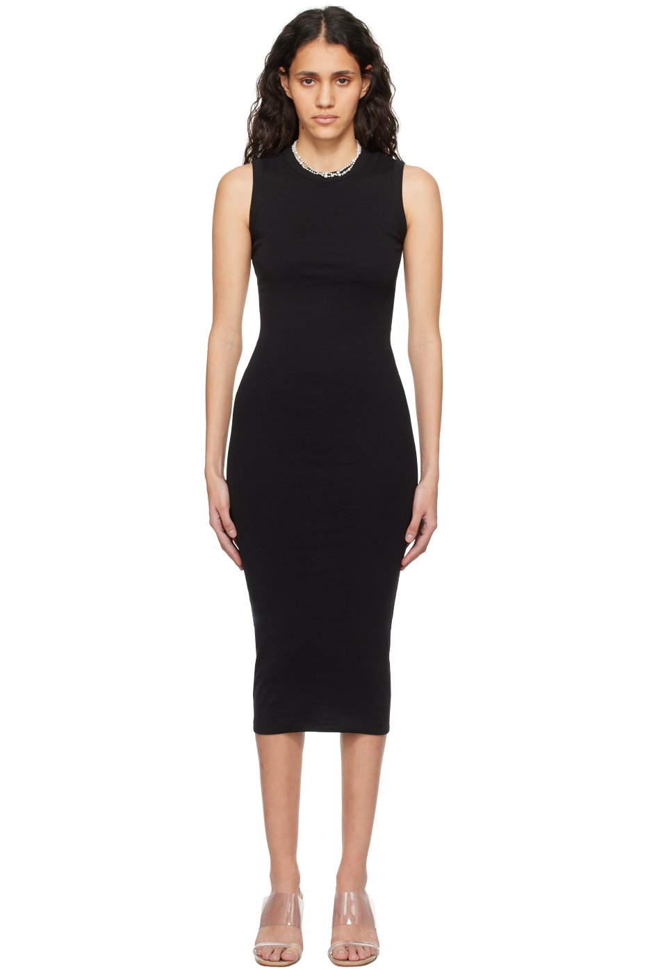FLORE FLORE - Robe midi Esmé noire