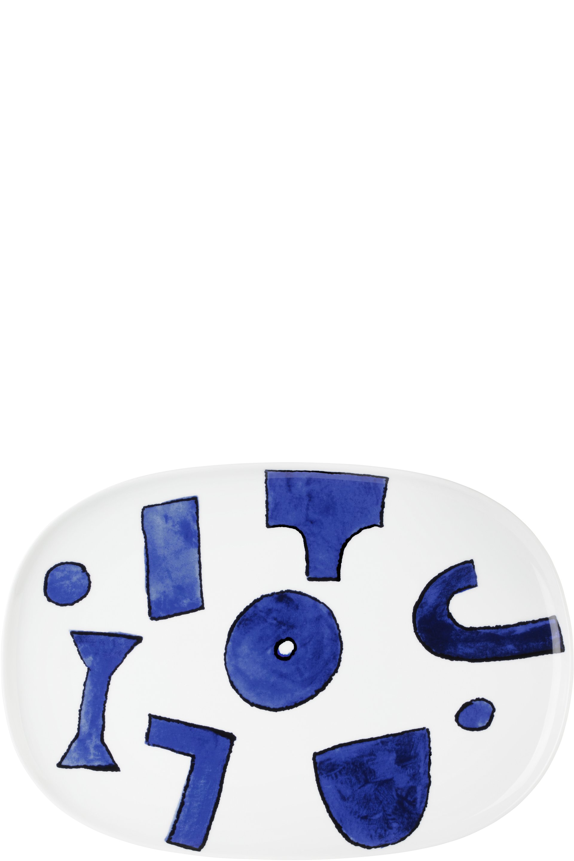 Alessi - White Itsumo Oval Serving Plate