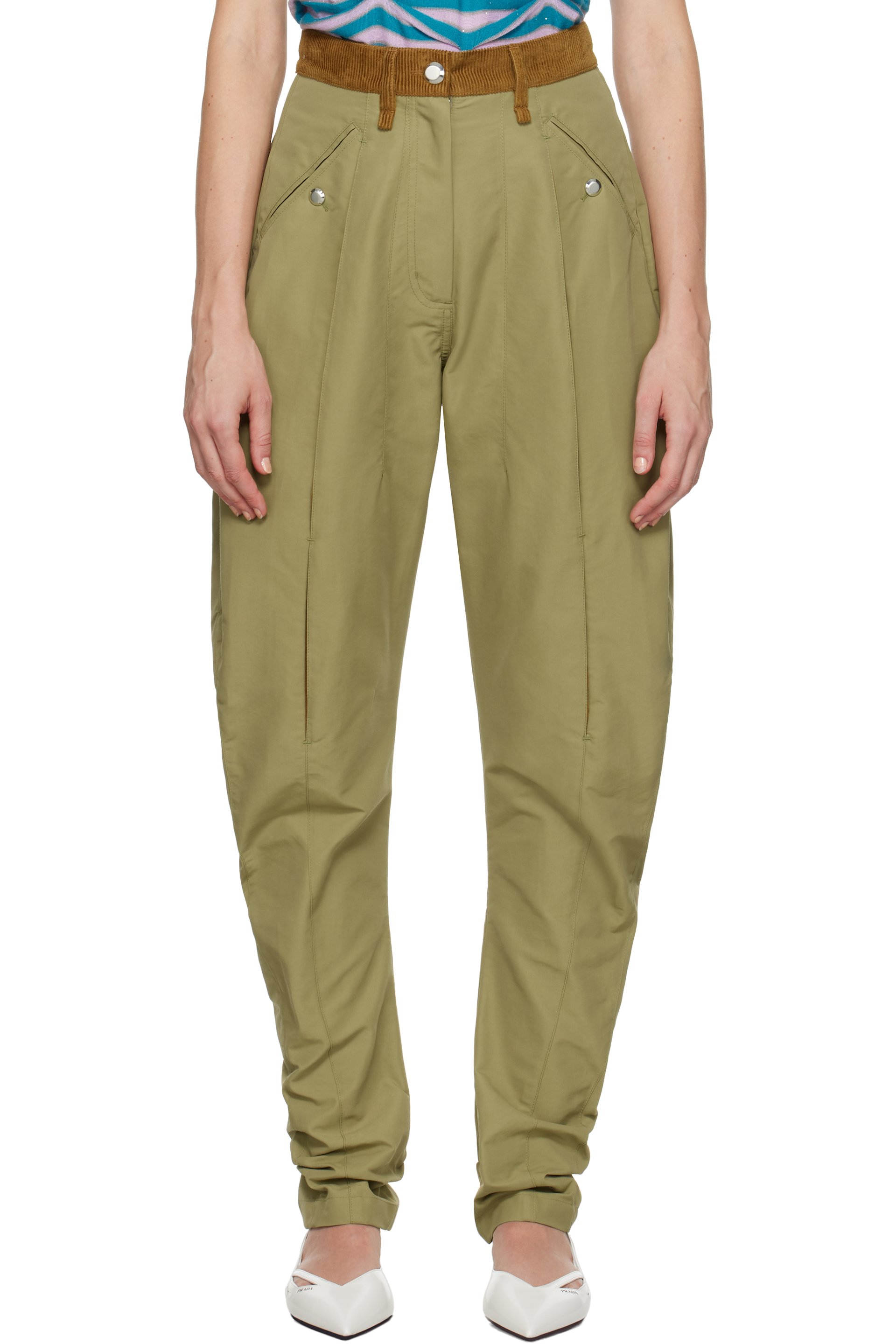 Kiko Kostadinov - Pantalon Chasseur kaki