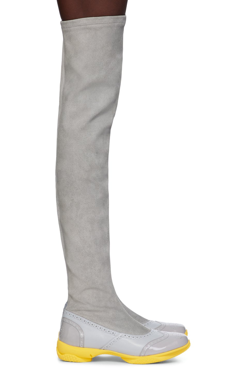 Kiko Kostadinov - Bottes cuissardes Sonia grises