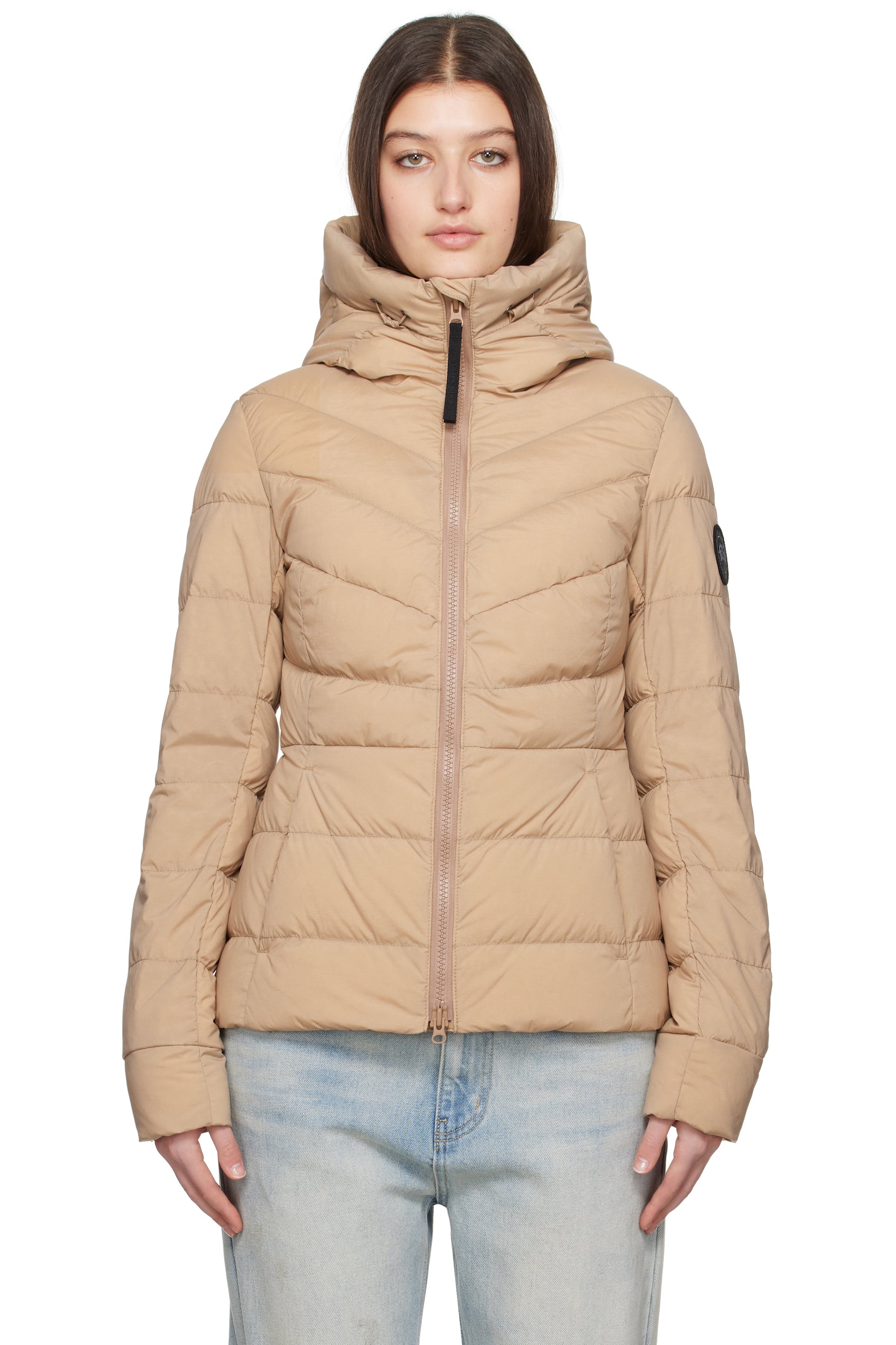 Canada Goose - Blouson Clair brun clair rembourré en duvet - Black Label