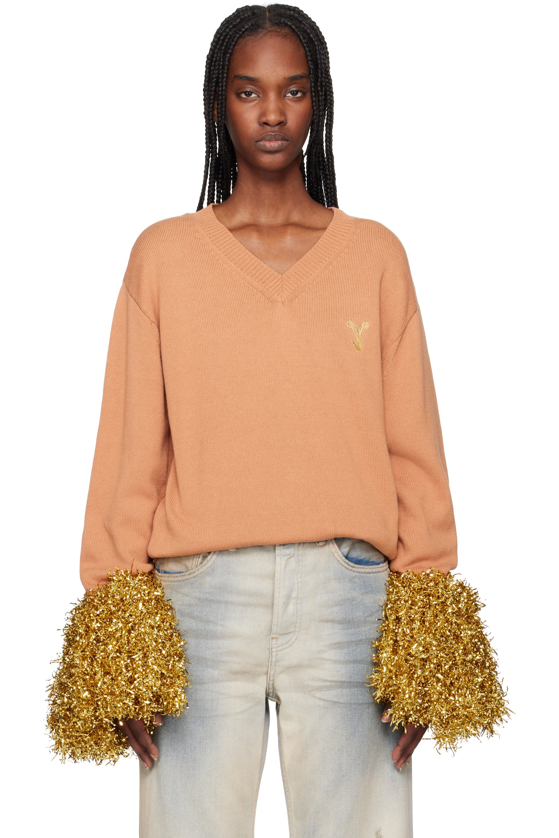 トップス doublet ZEBRA JACQUARD BRUSHED NO SLEEVE doublet Clothing for Women | SSENSE Canada