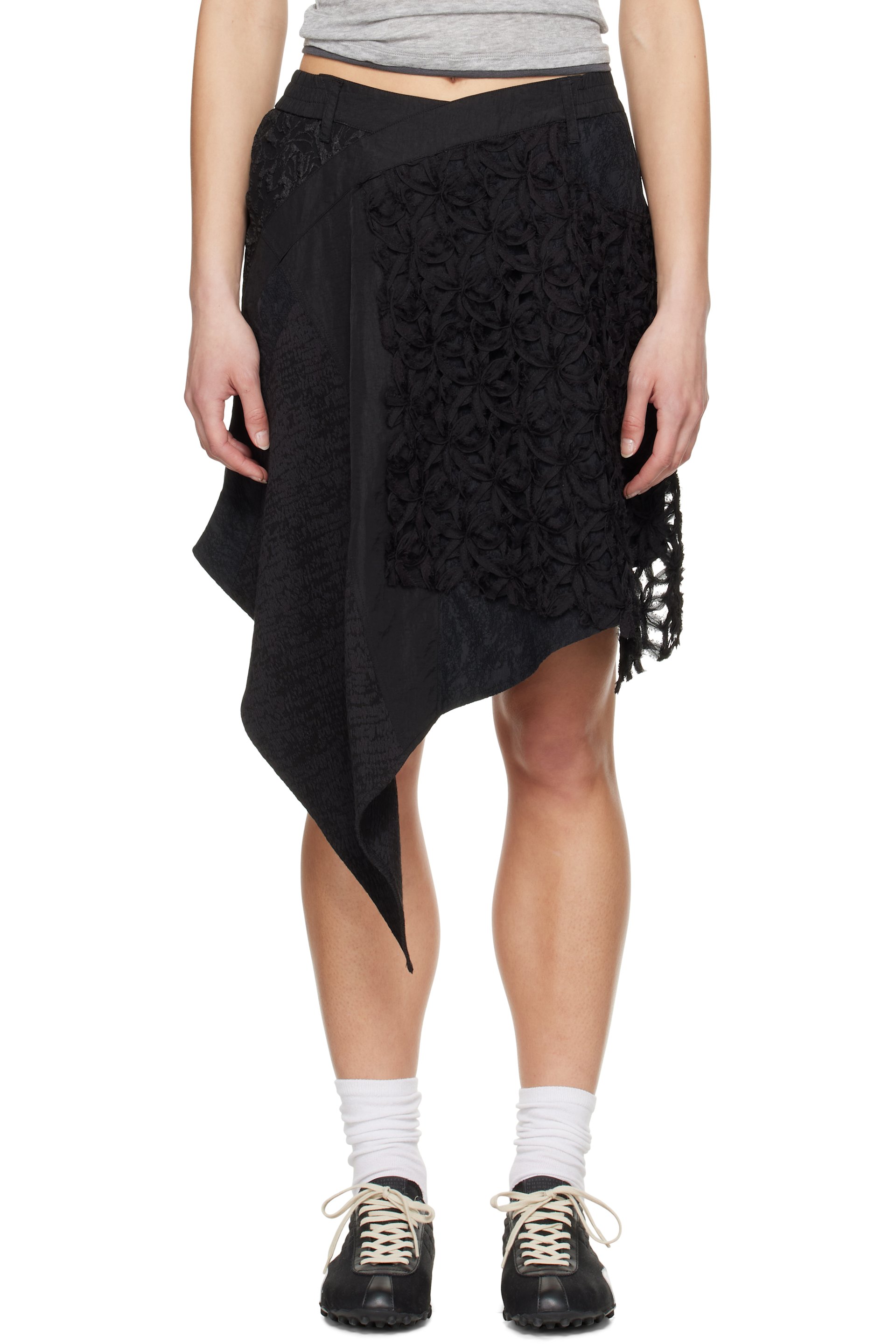 ADER error - Black Medium Miniskirt